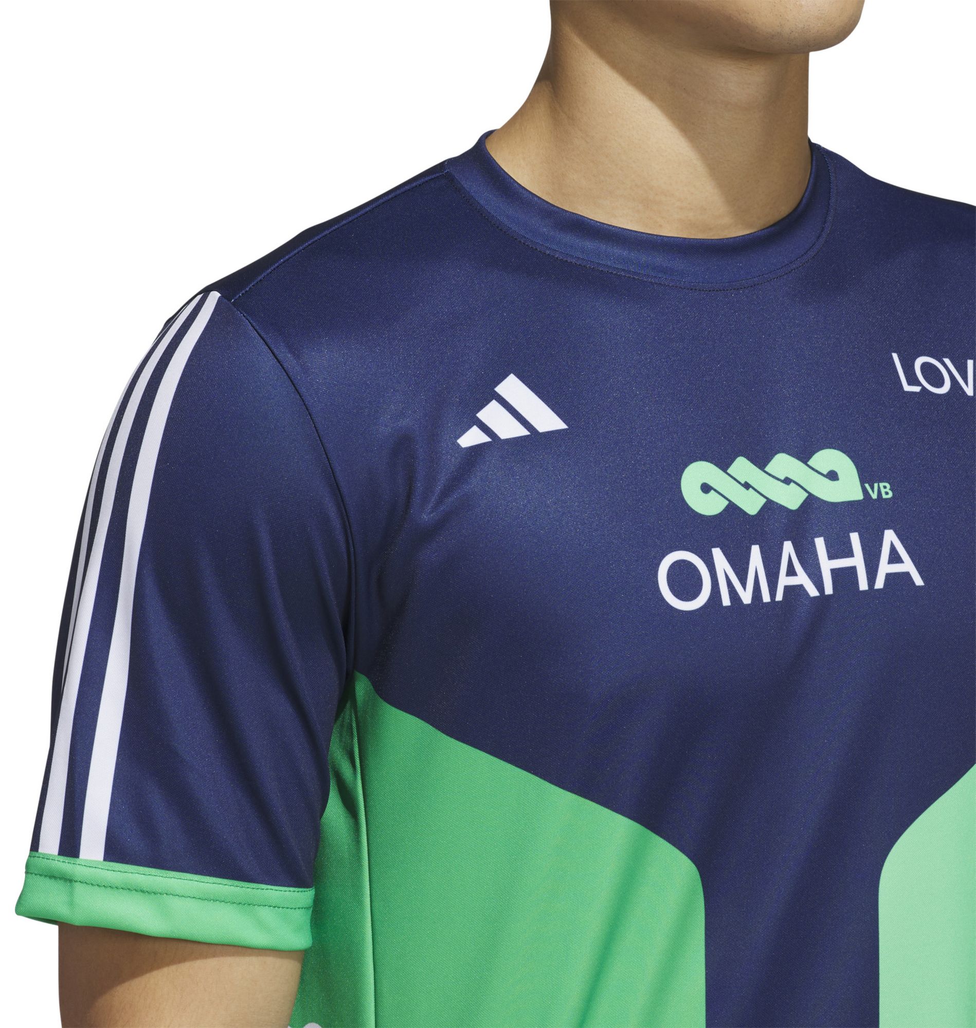 adidas Adult LOVB Omaha Navy Away Replica Jersey product image