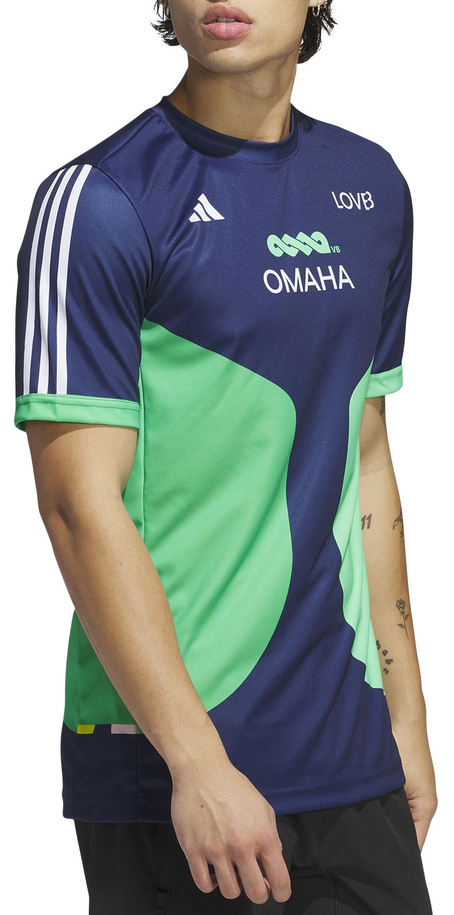 adidas Adult LOVB Omaha Navy Away Replica Jersey product image