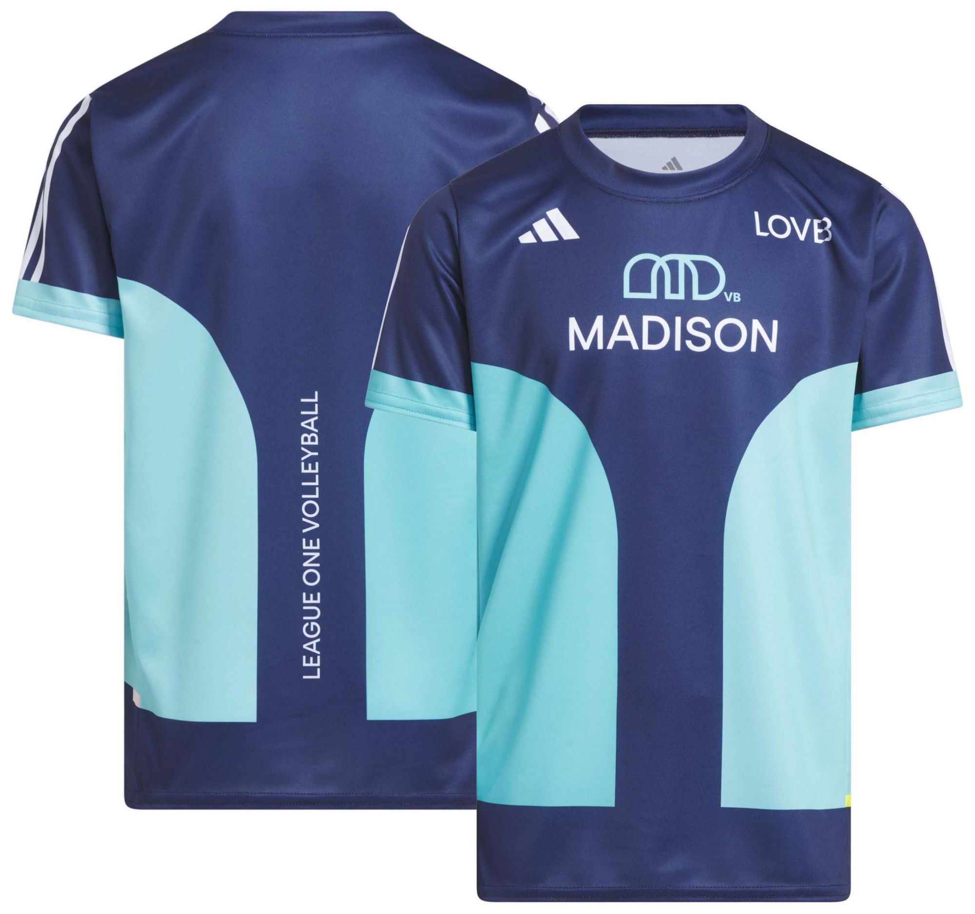 adidas Youth LOVB Madison Navy Away Replica Jersey product image