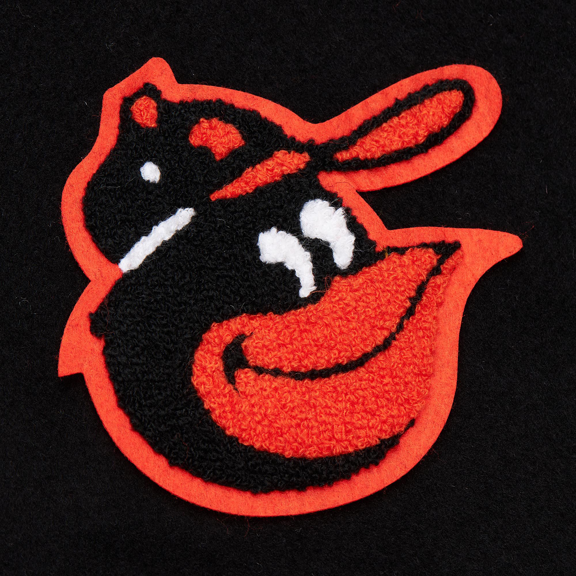 Mitchell & Ness Men's Baltimore Orioles Black Varsity Jacket product image