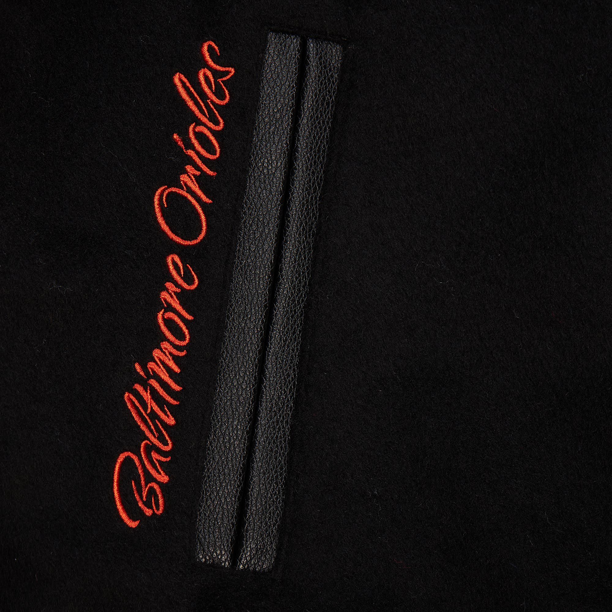 Mitchell & Ness Men's Baltimore Orioles Black Varsity Jacket product image