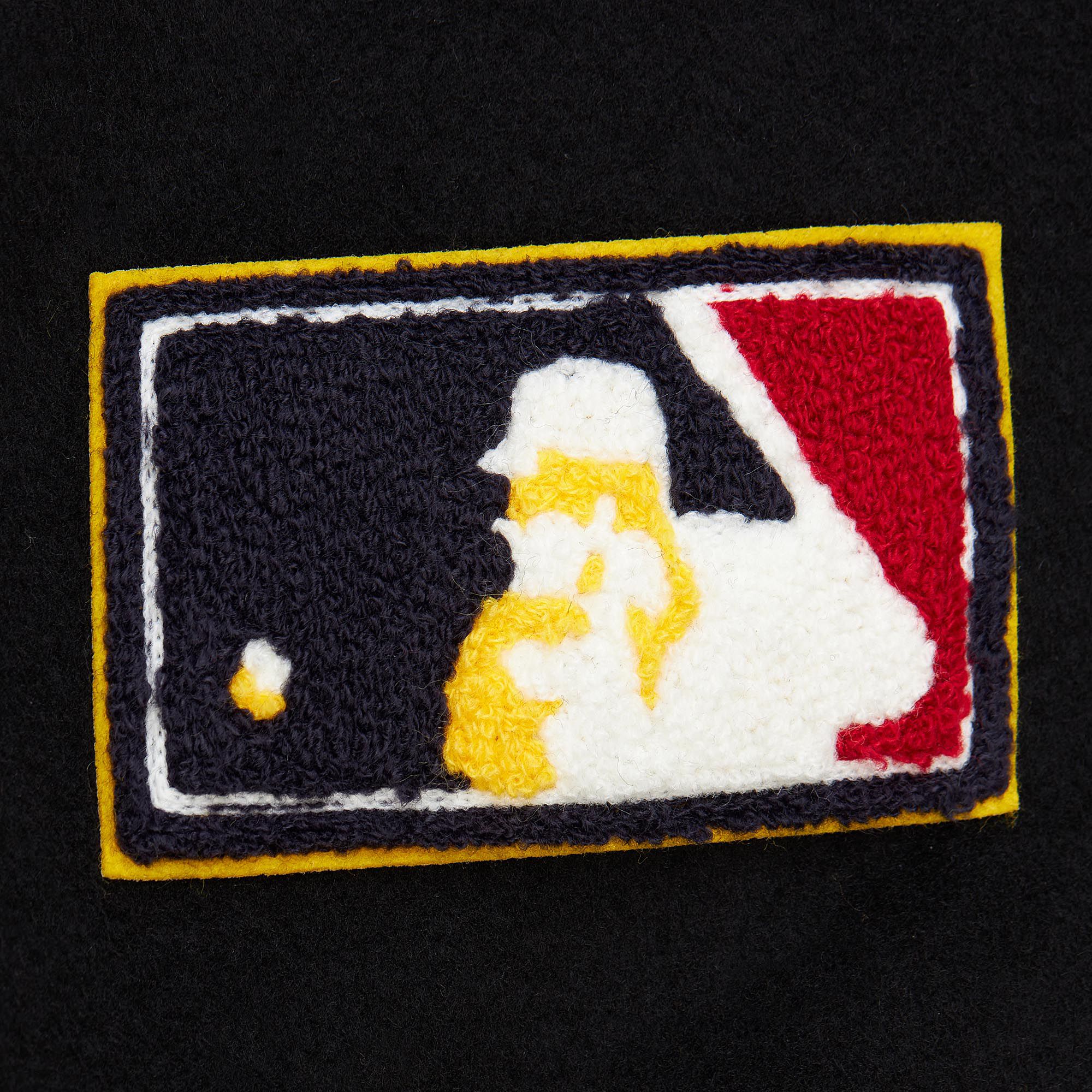 Mitchell & Ness Men's Cincinnati Reds Black Varsity Jacket product image