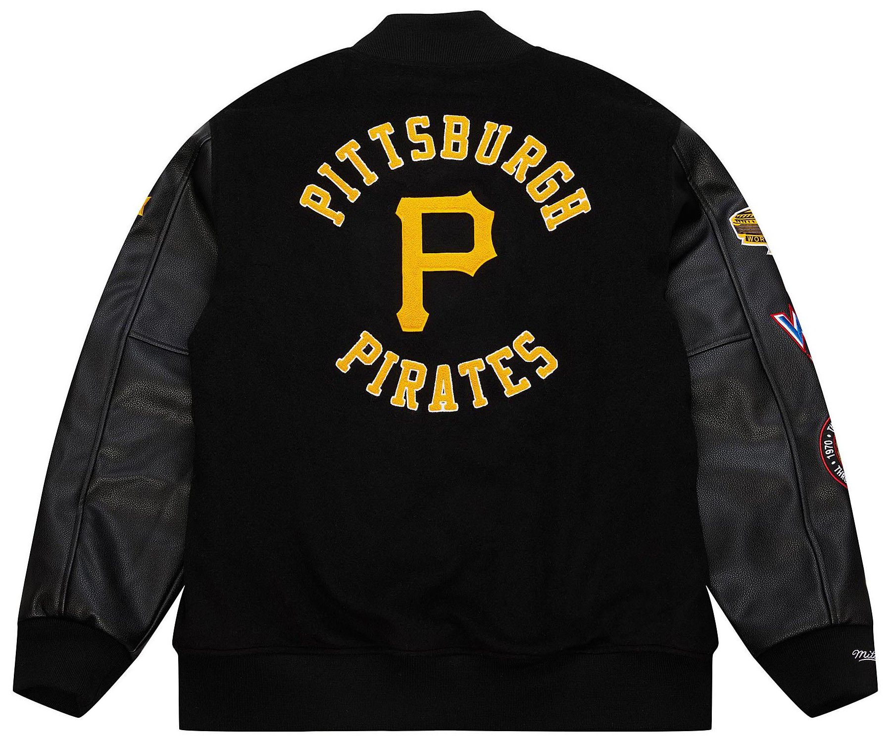 Mitchell & Ness Men's Pittsburgh Pirates Black Varsity Jacket product image