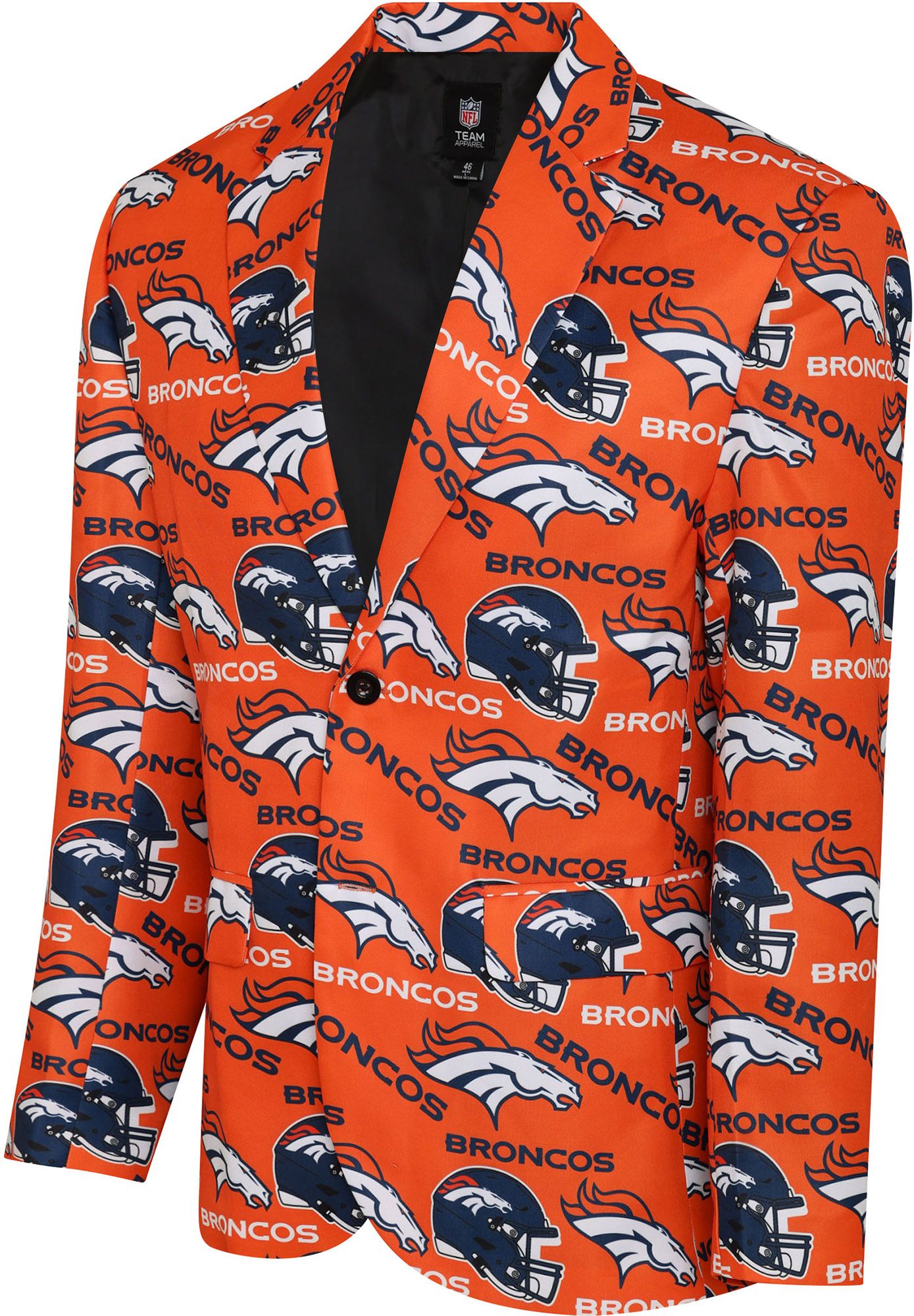 FOCO Men's Denver Broncos Orange Suit Jacket product image