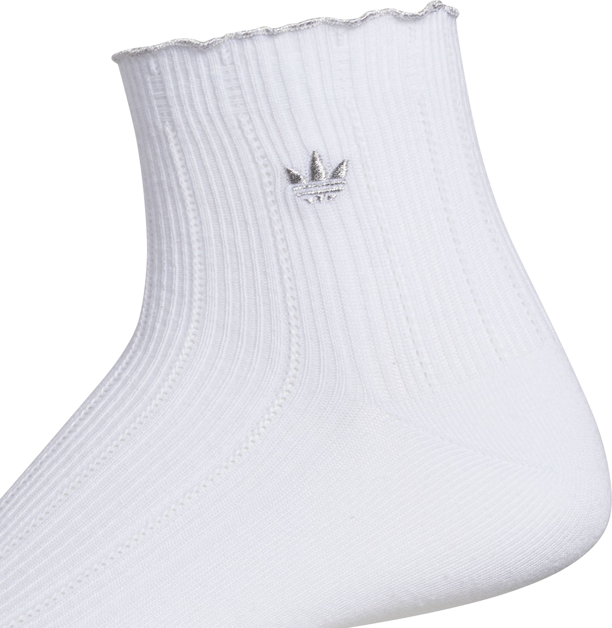 adidas Original's Ruffle Quarter Socks - 3 Pack product image