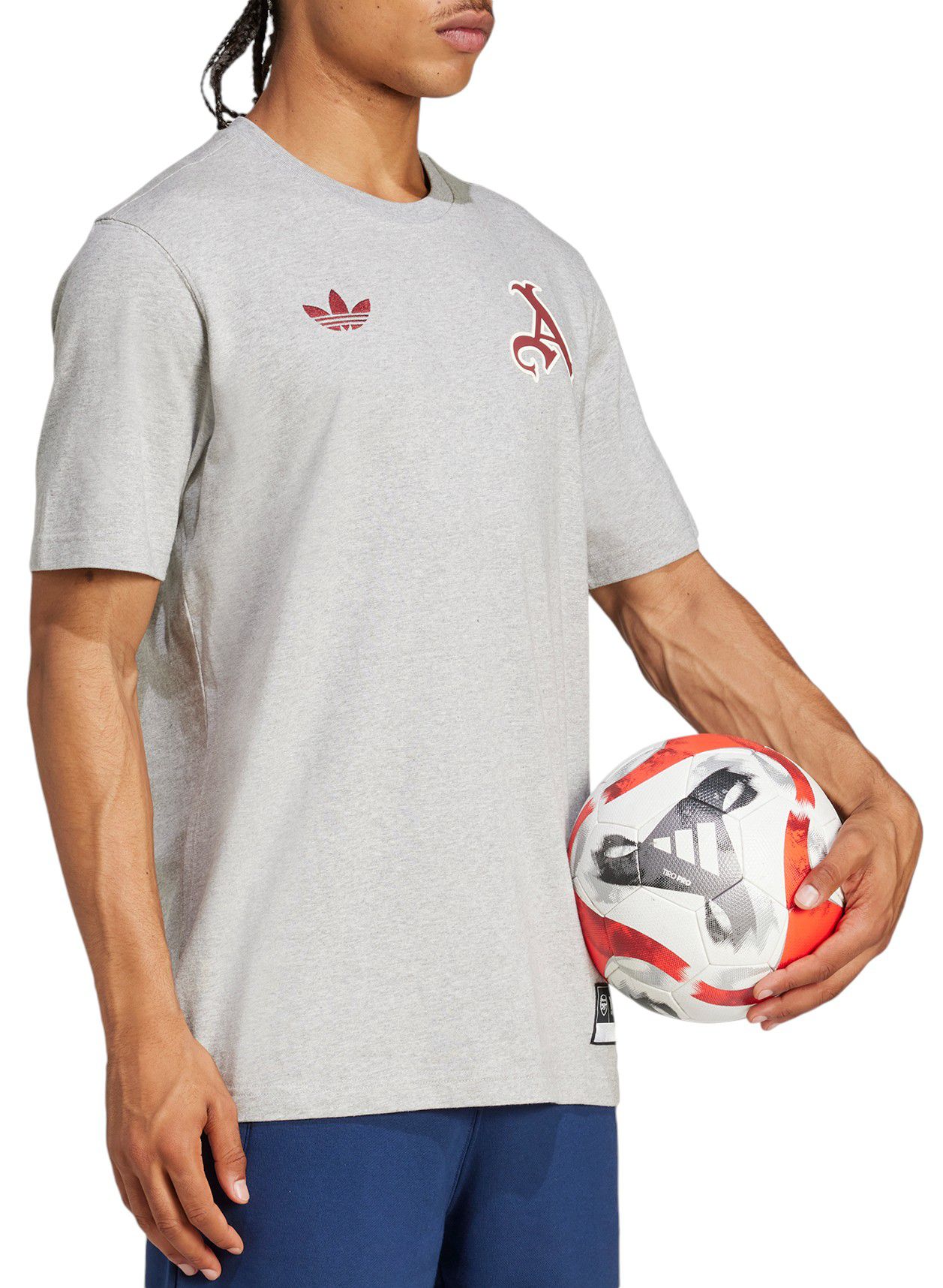 adidas Adult Arsenal 2024 Vintage Originals Grey T-Shirt product image