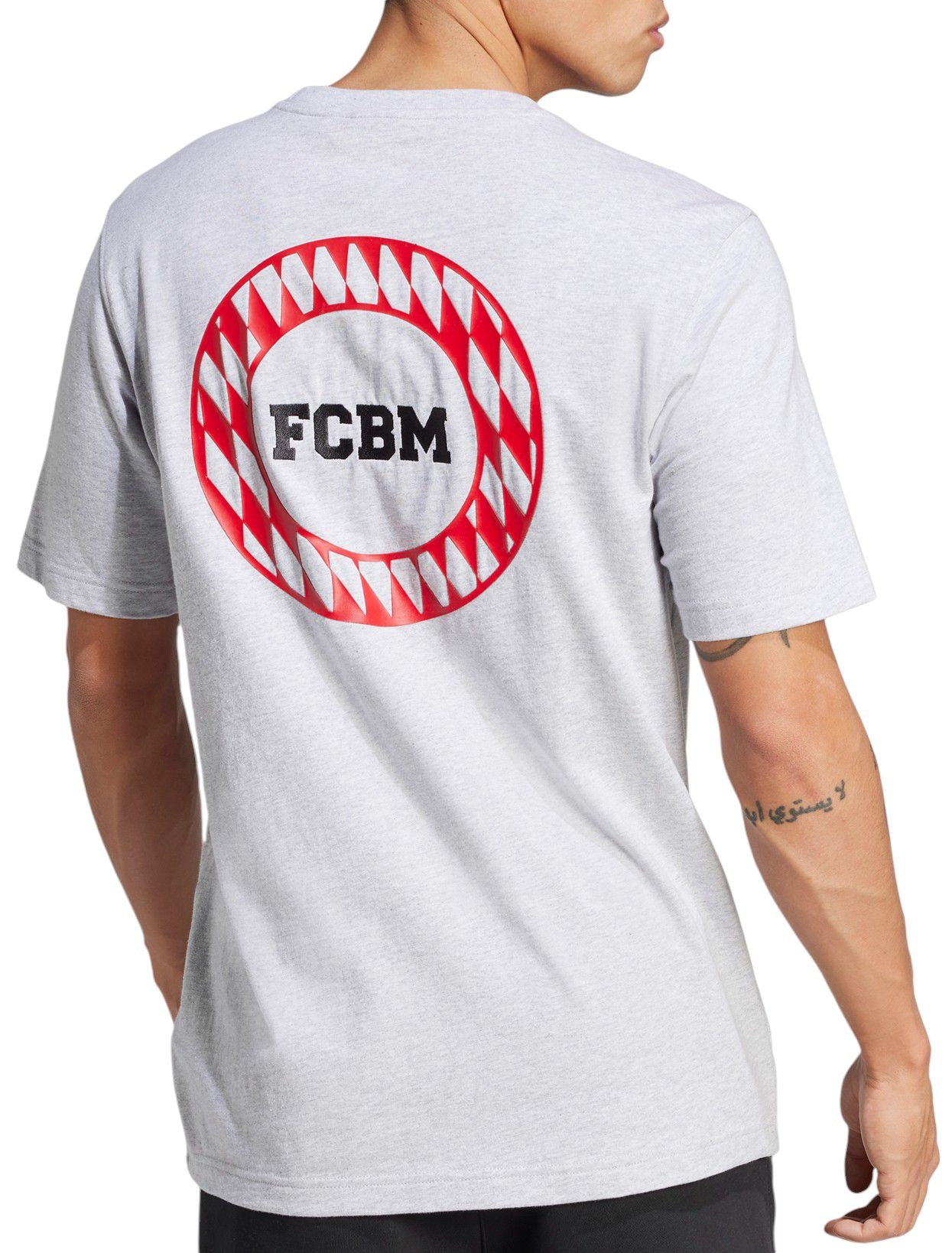 adidas Adult Bayern Munich 2024 Vintage Originals Grey T-Shirt product image