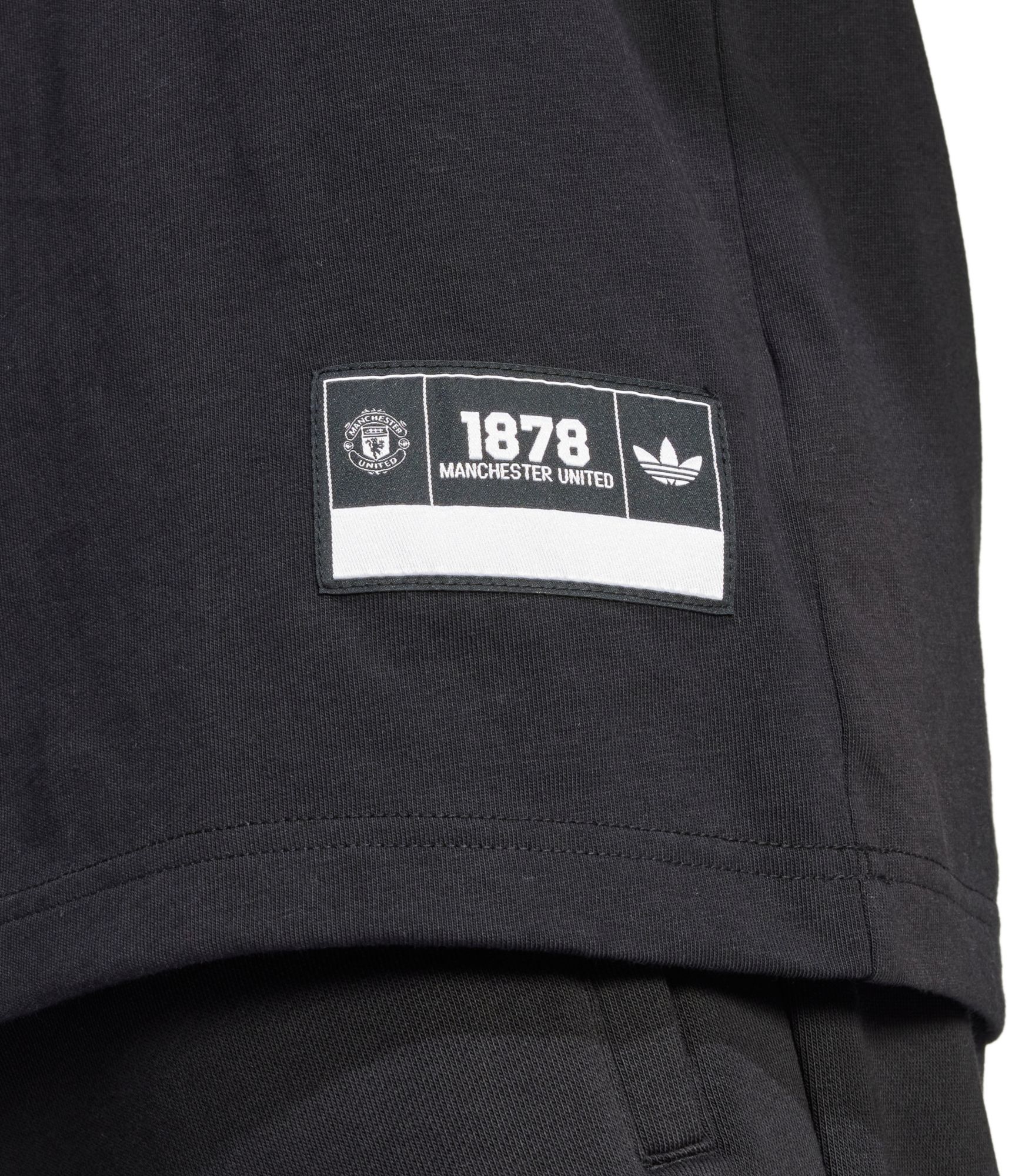 adidas Adult Manchester United 2024 Vintage Originals Black T-Shirt product image