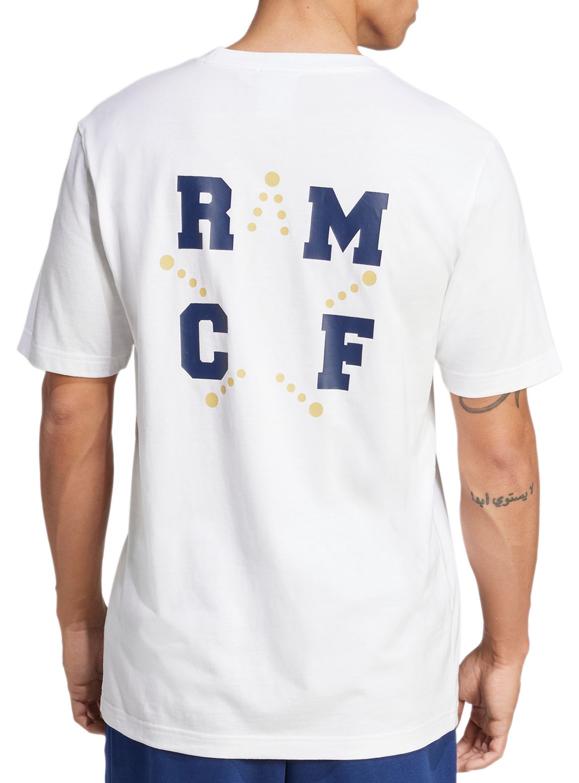 adidas Adult Real Madrid 2024 Vintage Originals White T-Shirt product image