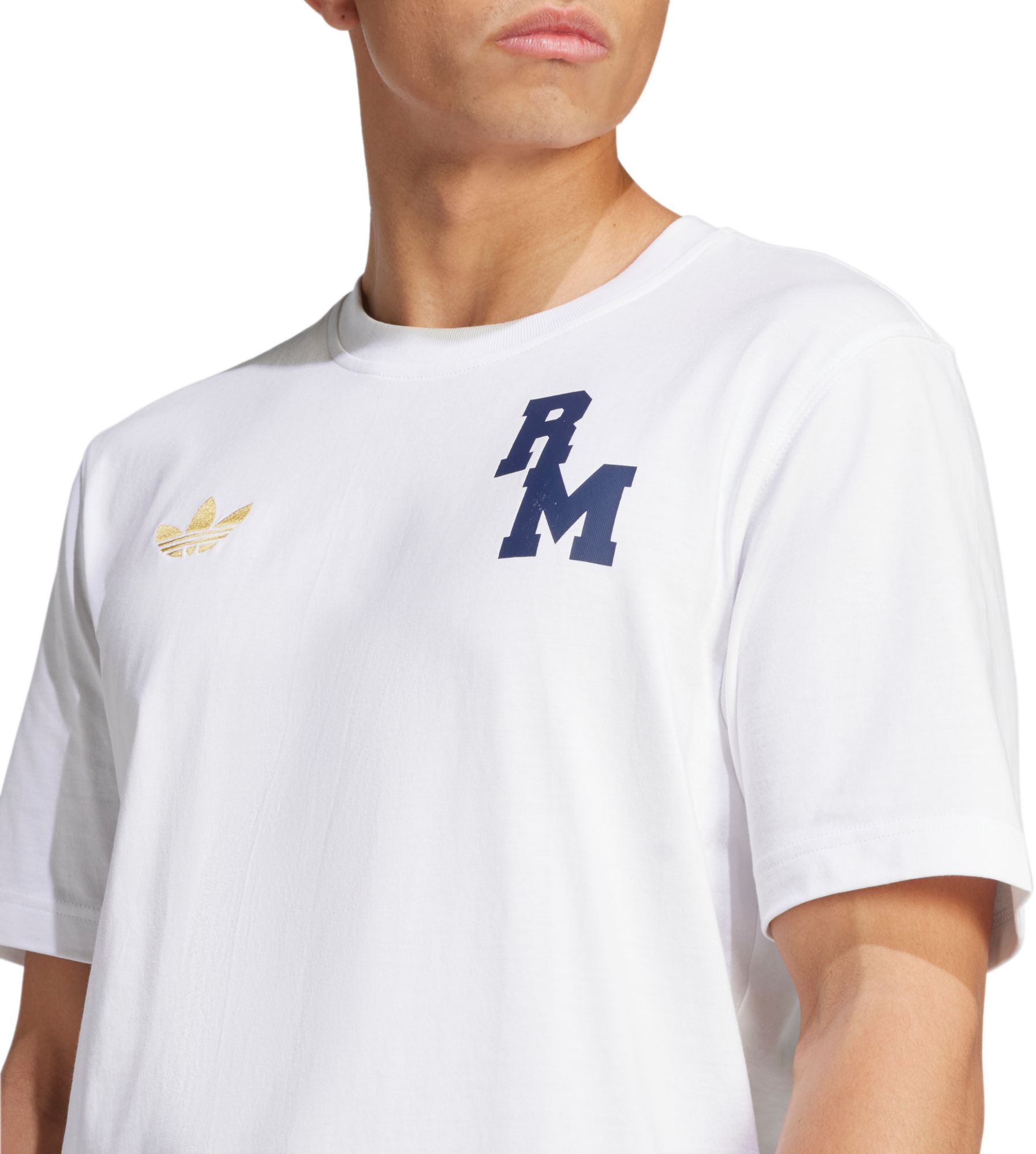 adidas Adult Real Madrid 2024 Vintage Originals White T-Shirt product image
