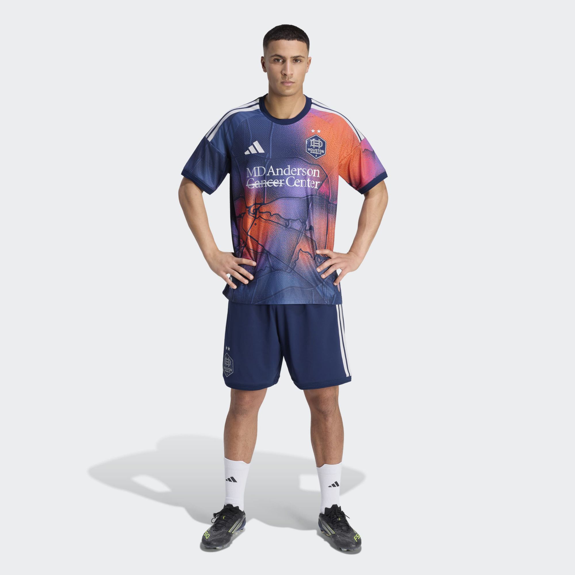 adidas Men's Houston Dynamo 2026 Secondary Authentic Shorts product image