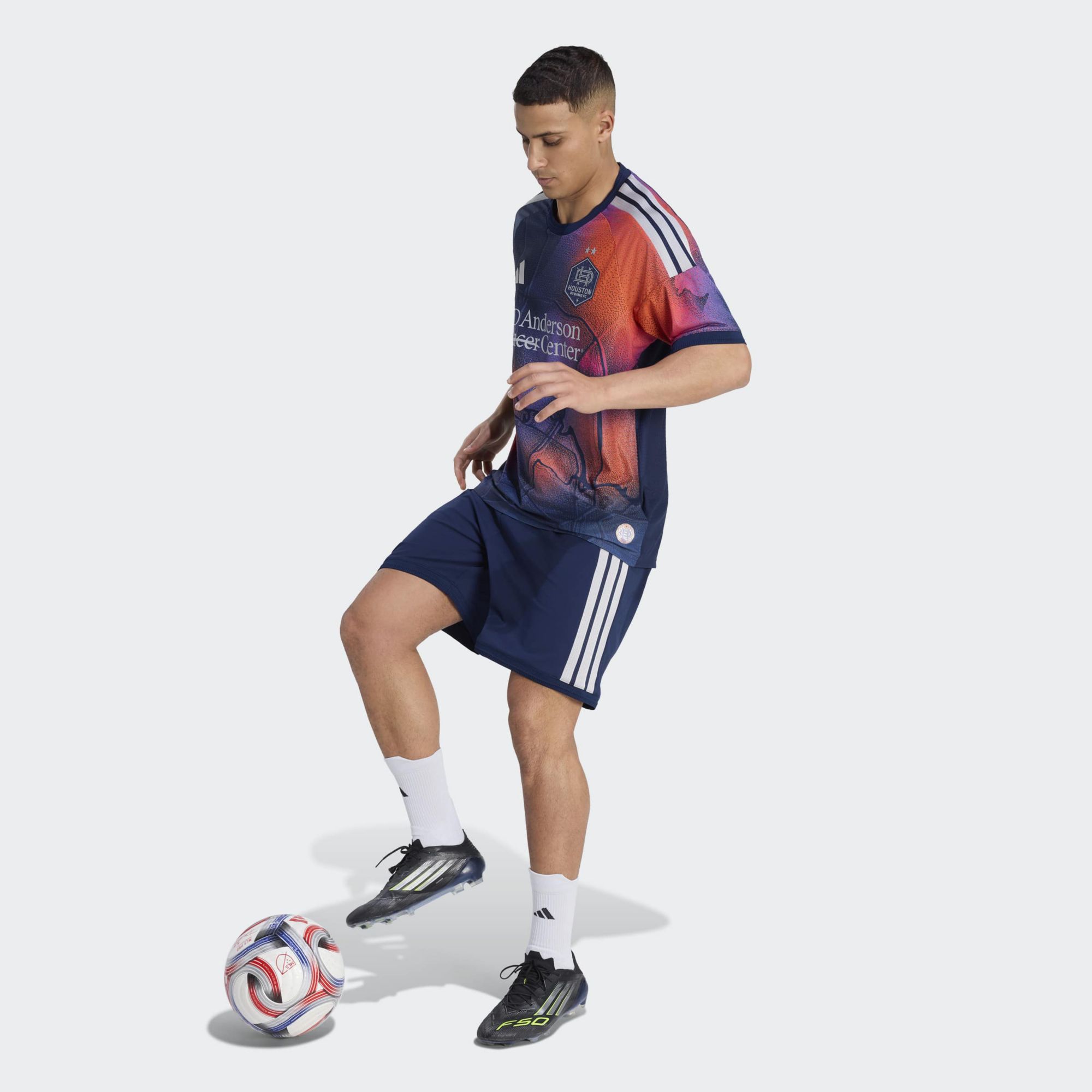 adidas Men's Houston Dynamo 2026 Secondary Authentic Shorts product image