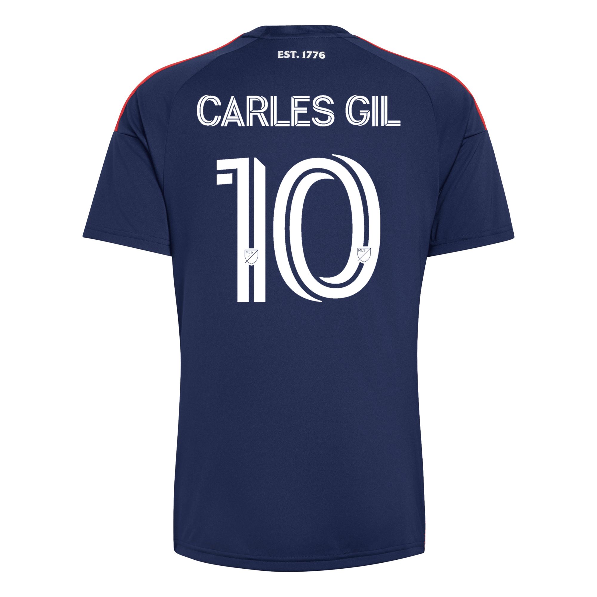 adidas Adult New England Revolution Carles Gil #10 2026 Primary Replica 'Independence Day' Jersey product image