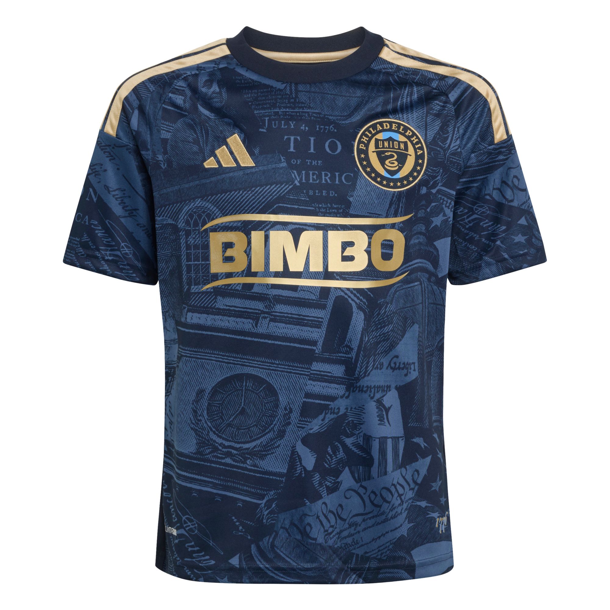 adidas Youth Philadelphia Union Quinn Sullivan #33 2026 Primary Replica '1776 Kit' Jersey product image