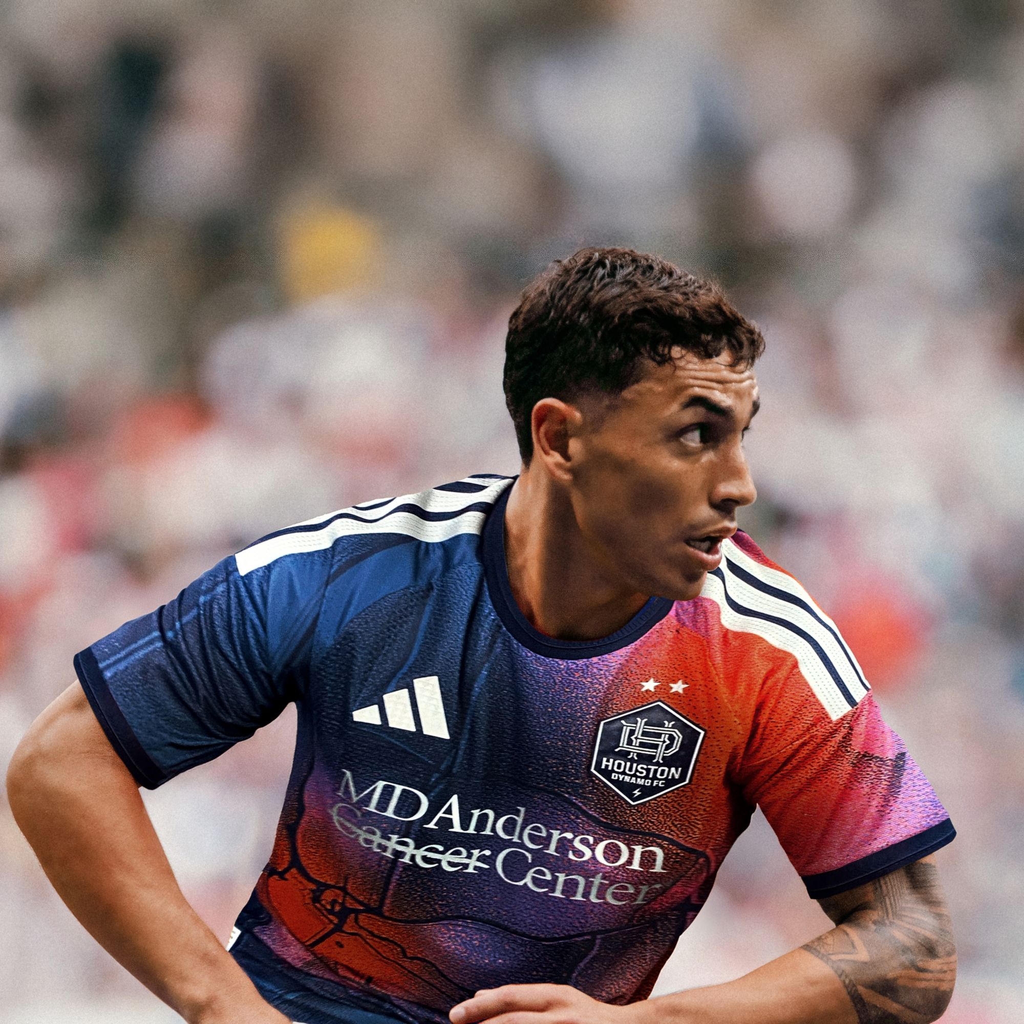 adidas Adult Houston Dynamo Ezequiel Ponce #10 2026 Secondary Authentic 'Mission Control' Jersey product image