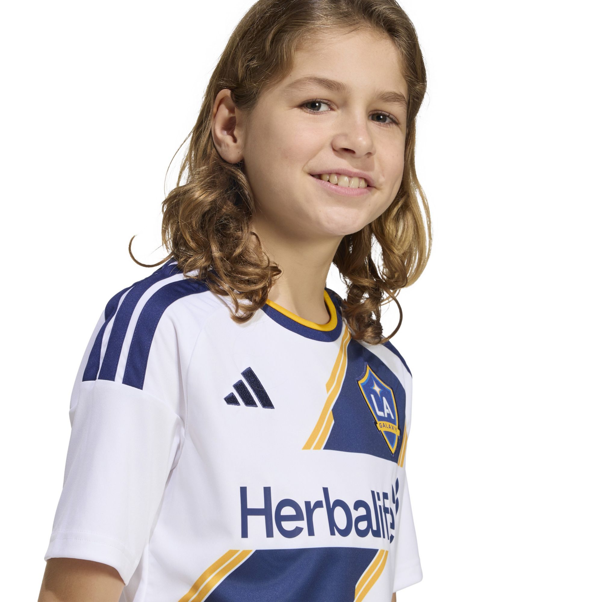 adidas Youth LA Galaxy 2026 Primary Replica 'The VeloCITY Kit' Jersey product image