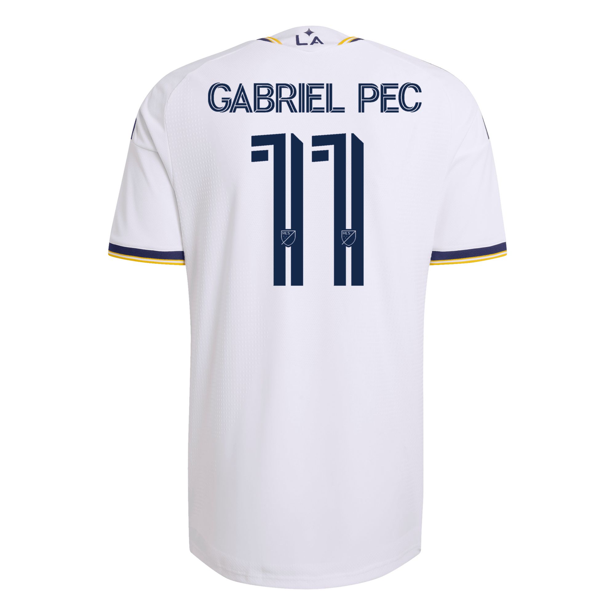 adidas Adult LA Galaxy Gabriel Pec #11 2026 Primary Authentic 'The VeloCITY Kit' Jersey product image