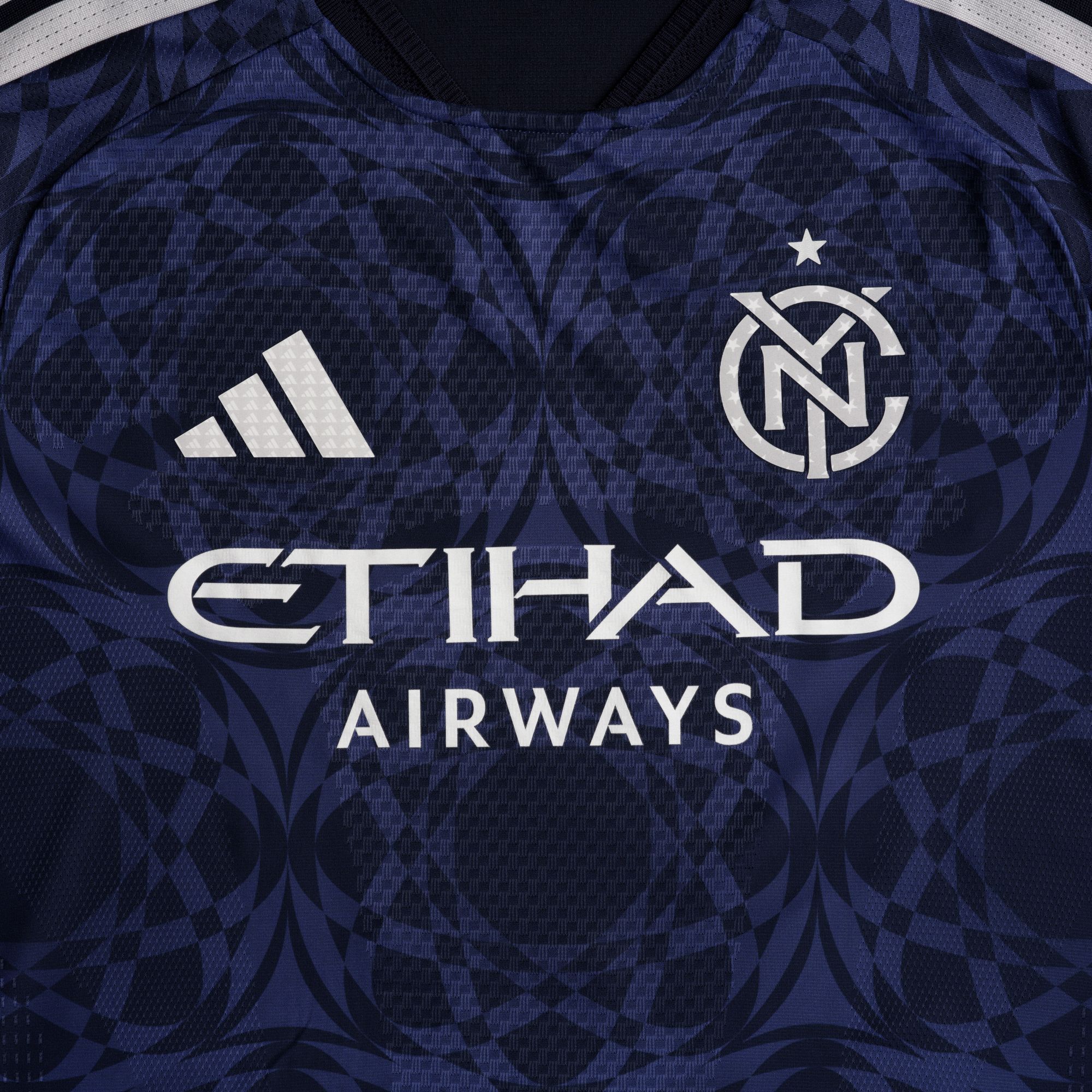 adidas Adult New York City FC Alonso Martinez #16 2026 Secondary Authentic 'The All Nations Kit' Jersey product image