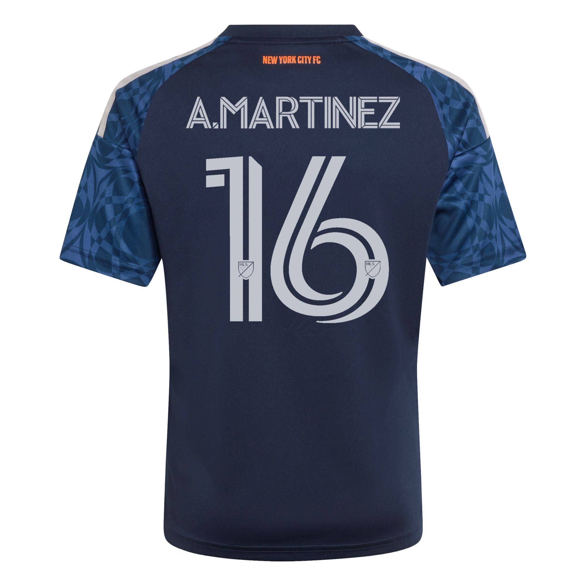 adidas Youth New York City FC Alonso Martinez #16 2026 Secondary Replica 'The All Nations Kit' Jersey product image