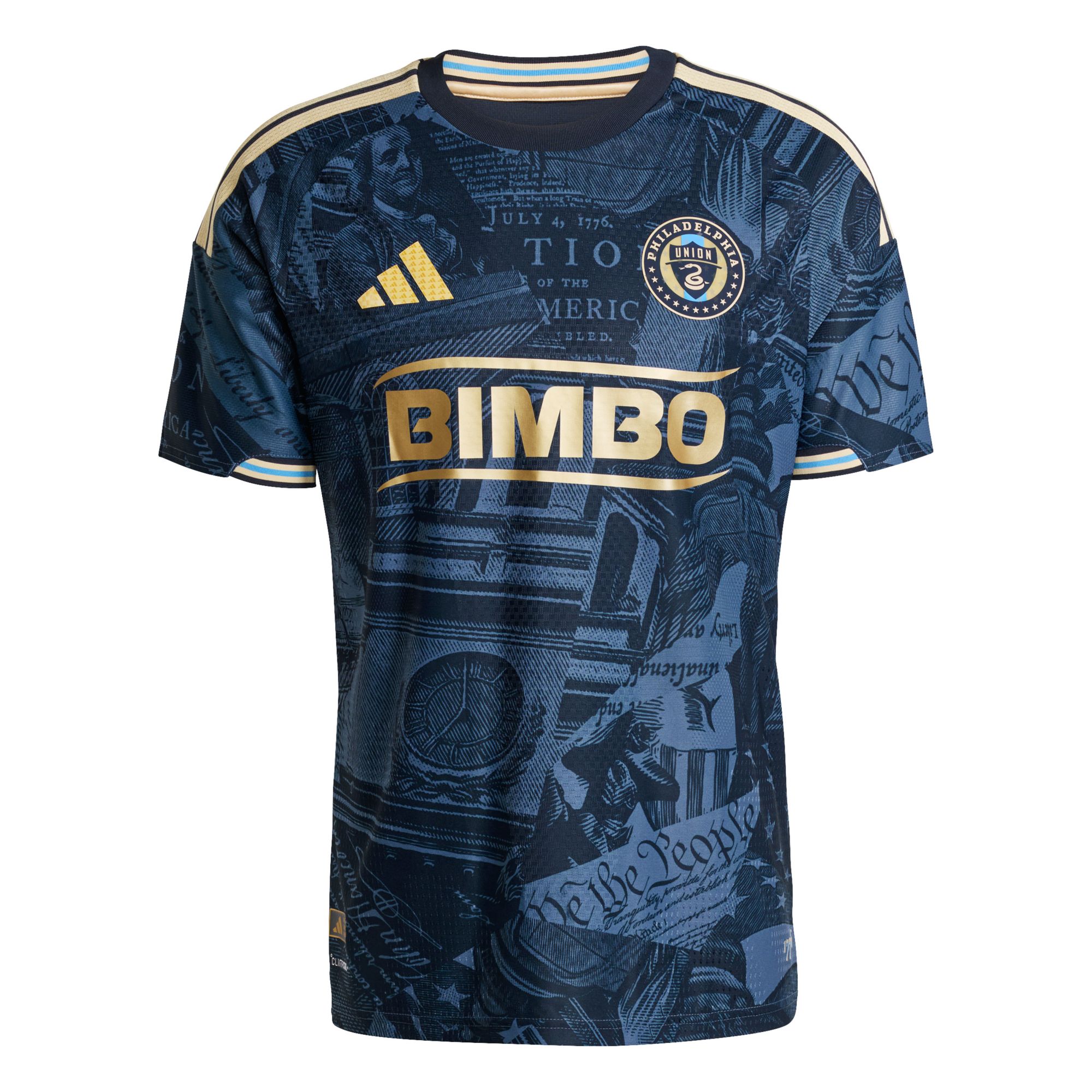 adidas Adult Philadelphia Union Quinn Sullivan #33 2026 Primary Authentic '1776 Kit' Jersey product image