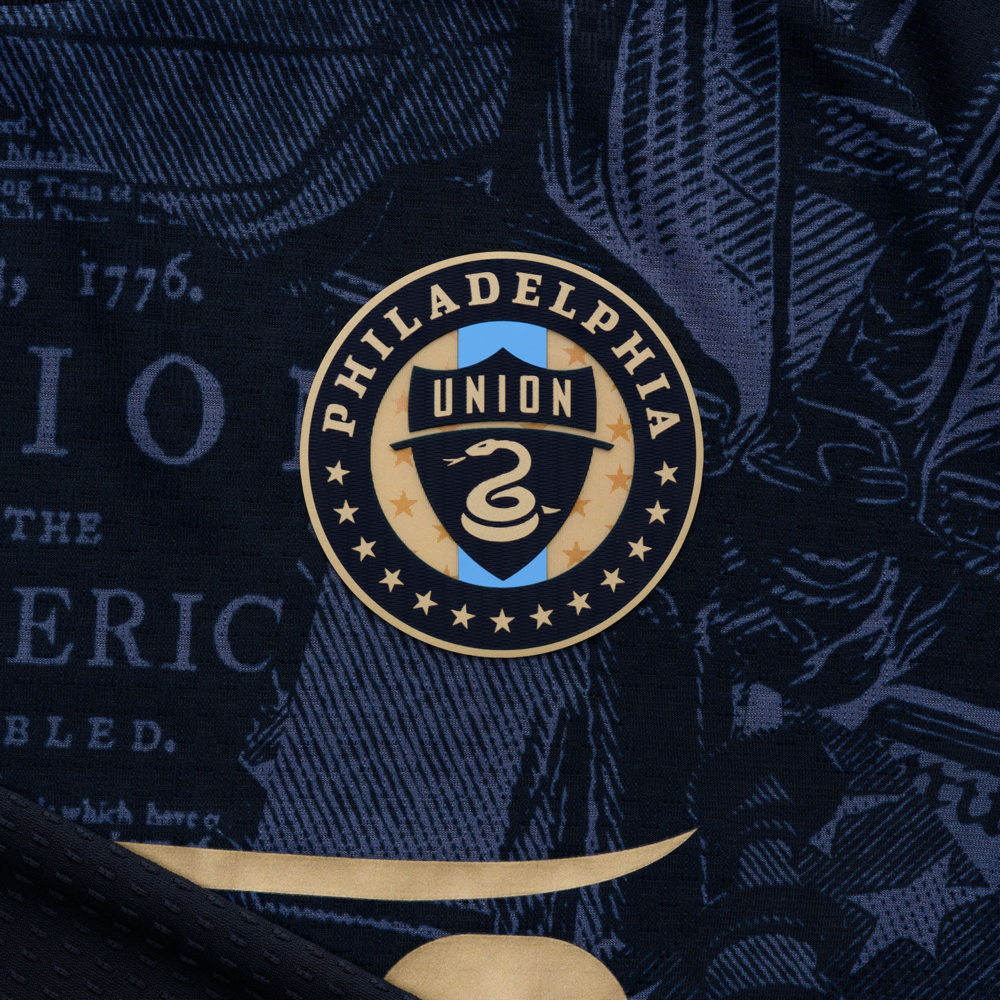 adidas Adult Philadelphia Union Quinn Sullivan #33 2026 Primary Authentic '1776 Kit' Jersey product image