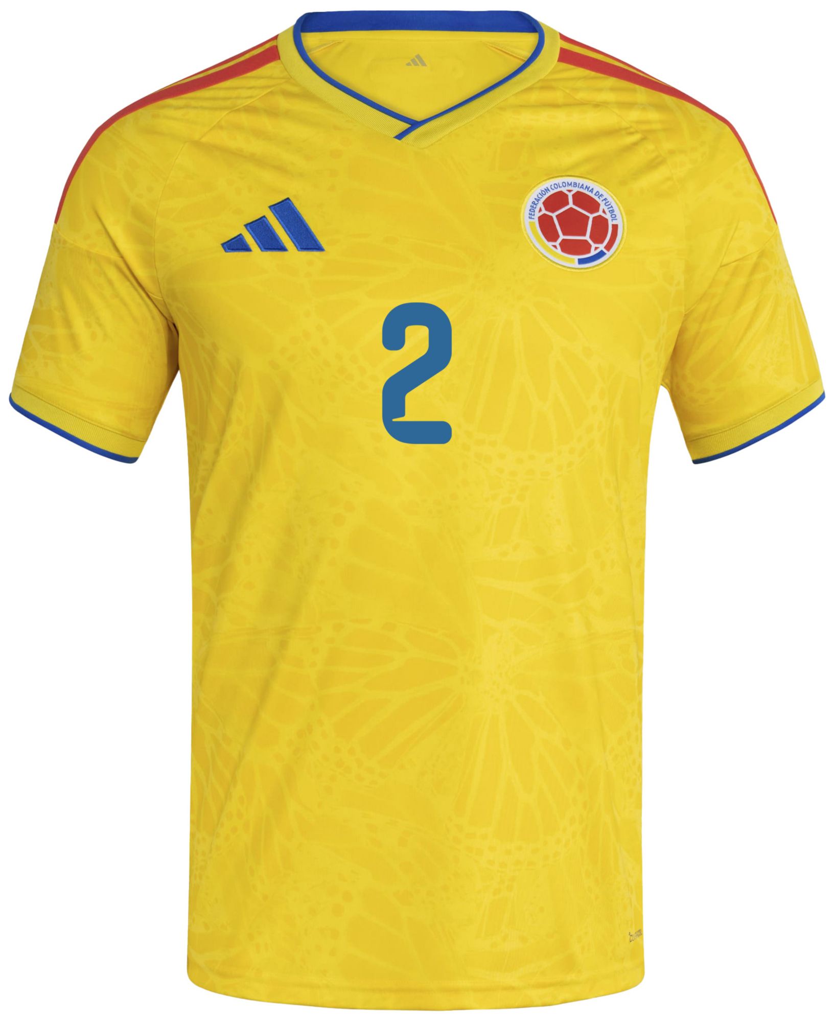 adidas Adult Colombia Daniel Munoz #2 2026 Home Replica Jersey product image