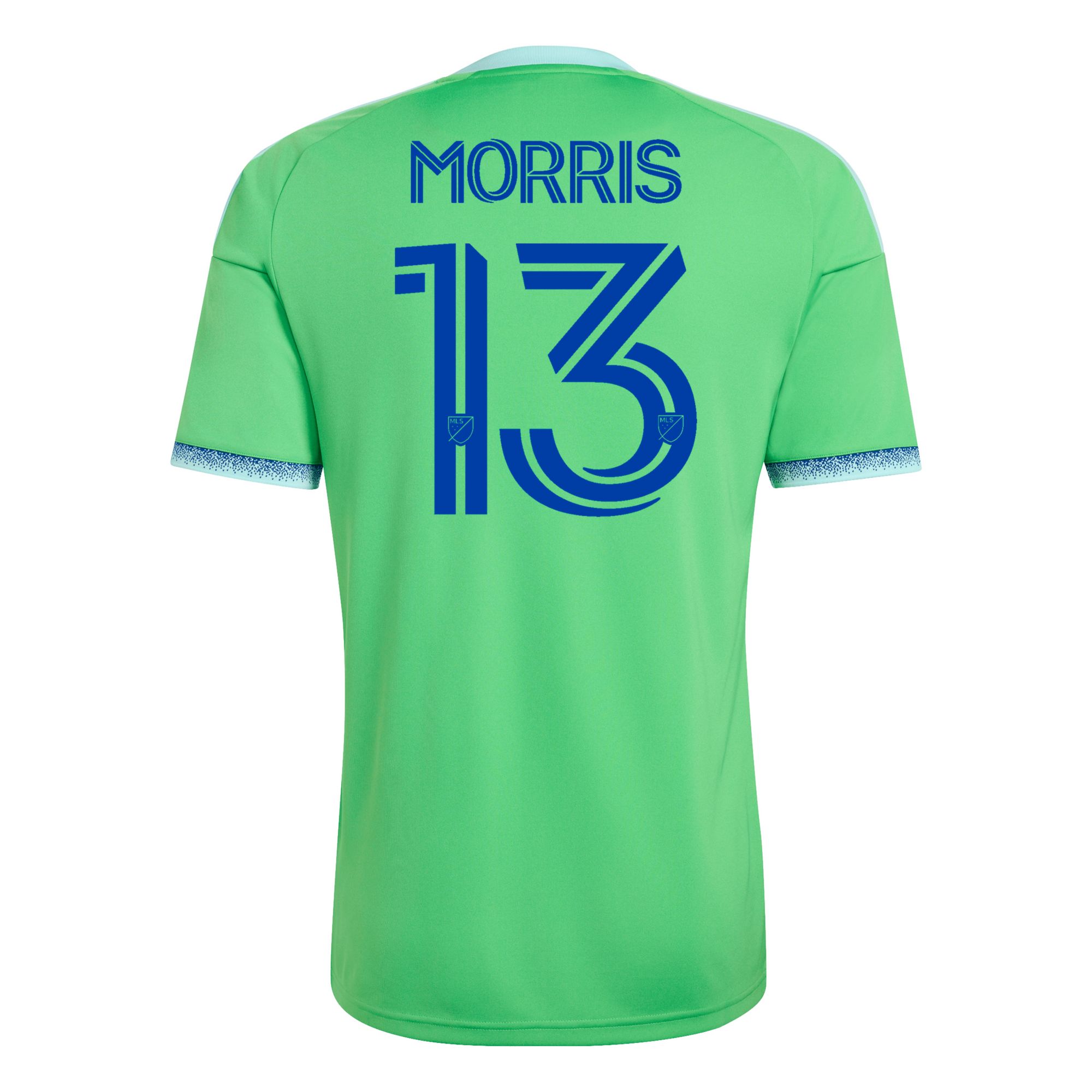 adidas Adult Seattle Sounders Jordan Morris #13 2026 Primary Replica 'The Evergreen State Kit' Jersey product image