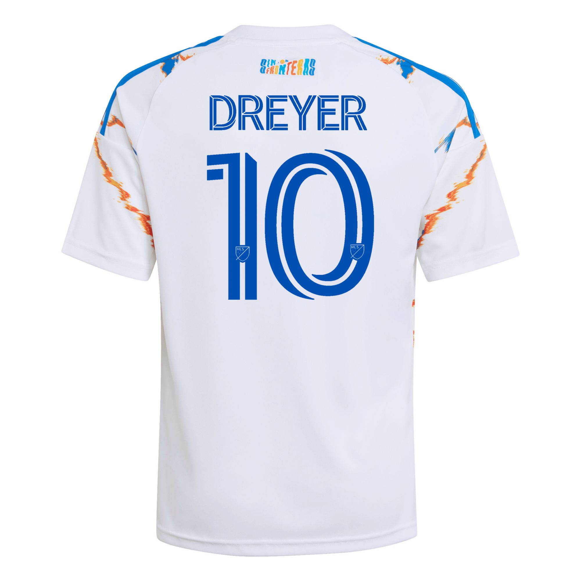 adidas Youth San Diego FC Anders Dreyer #10 2026 Secondary Replica 'Unprecedented Unity Kit' Jersey product image