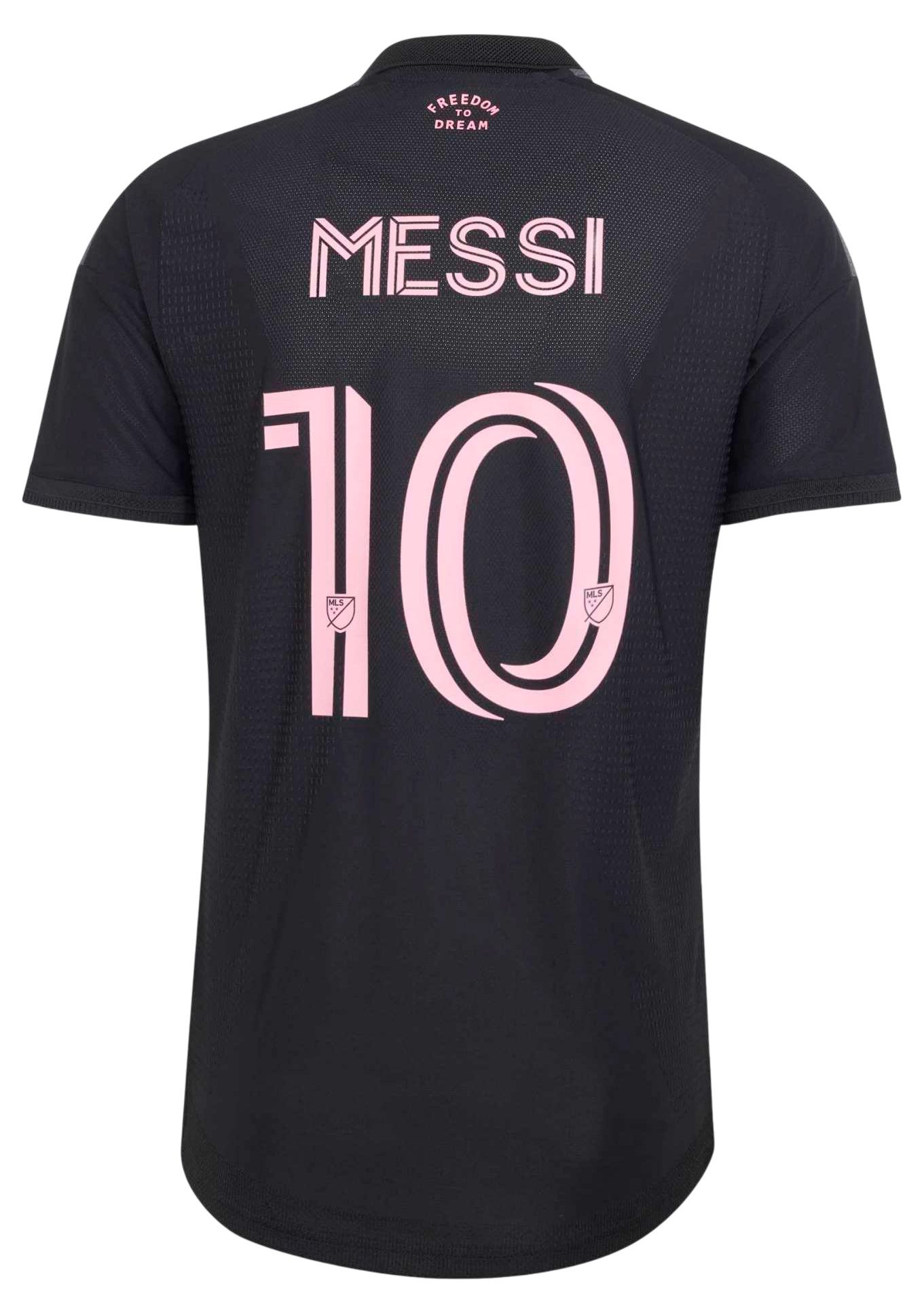 adidas Adult Inter Miami CF Black 2026 Away Authentic Jersey product image