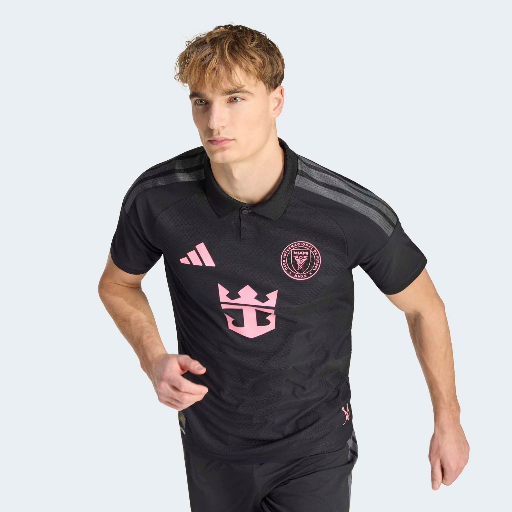 adidas Adult Inter Miami CF Black 2026 Away Authentic Jersey product image