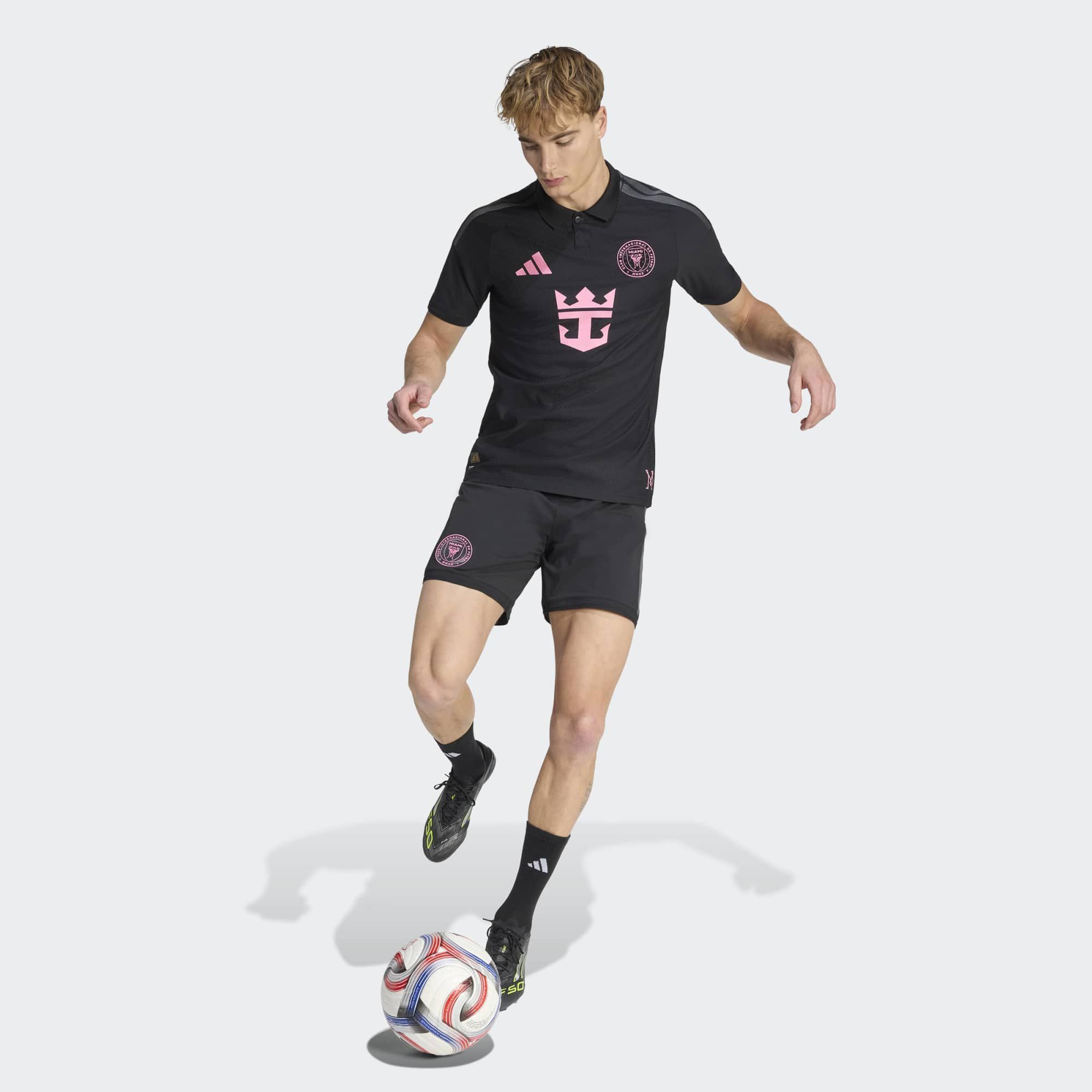 adidas Adult Inter Miami CF Black 2026 Away Authentic Jersey product image