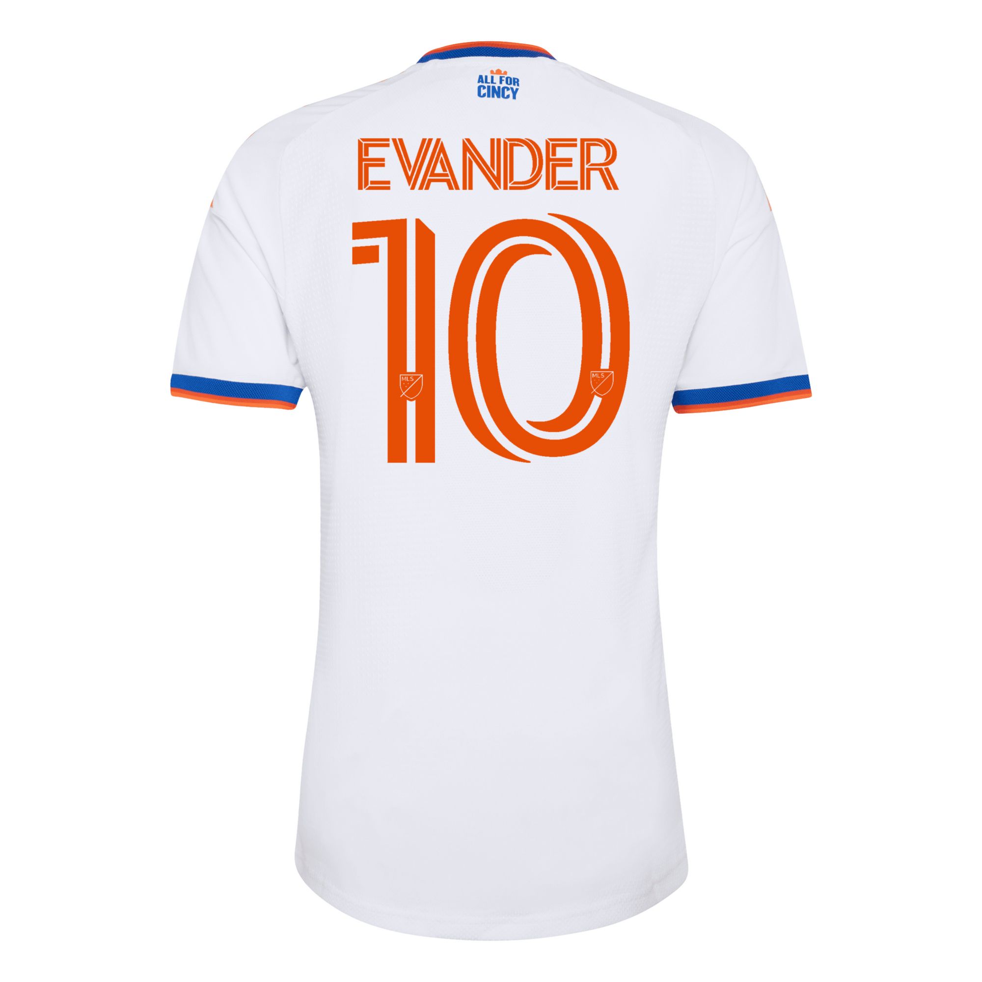 adidas Adult FC Cincinnati Evander Ferreira #10 2026 Secondary Authentic 'The Seven Hills Kit' Jersey product image