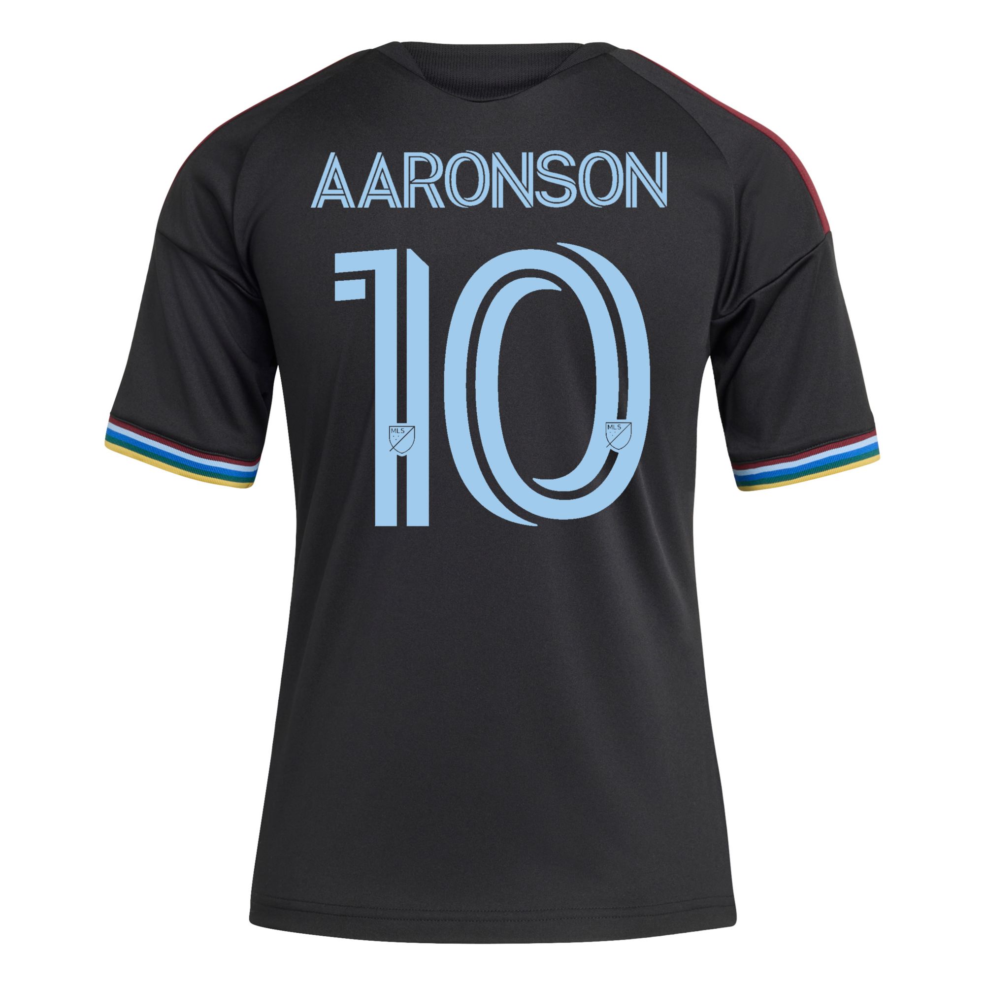 adidas Youth Colorado Rapids Paxten Aaronson #10 2026 Primary Replica 'Colorful Colorado' Jersey product image