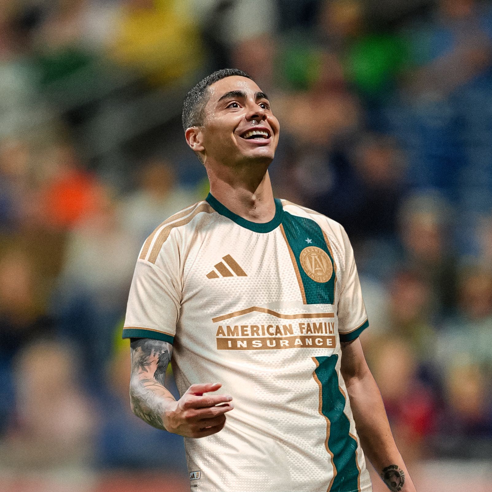 adidas Adult Atlanta United Miguel Almirón #10 2026 Secondary Authentic 'Spirit of '96' Jersey product image
