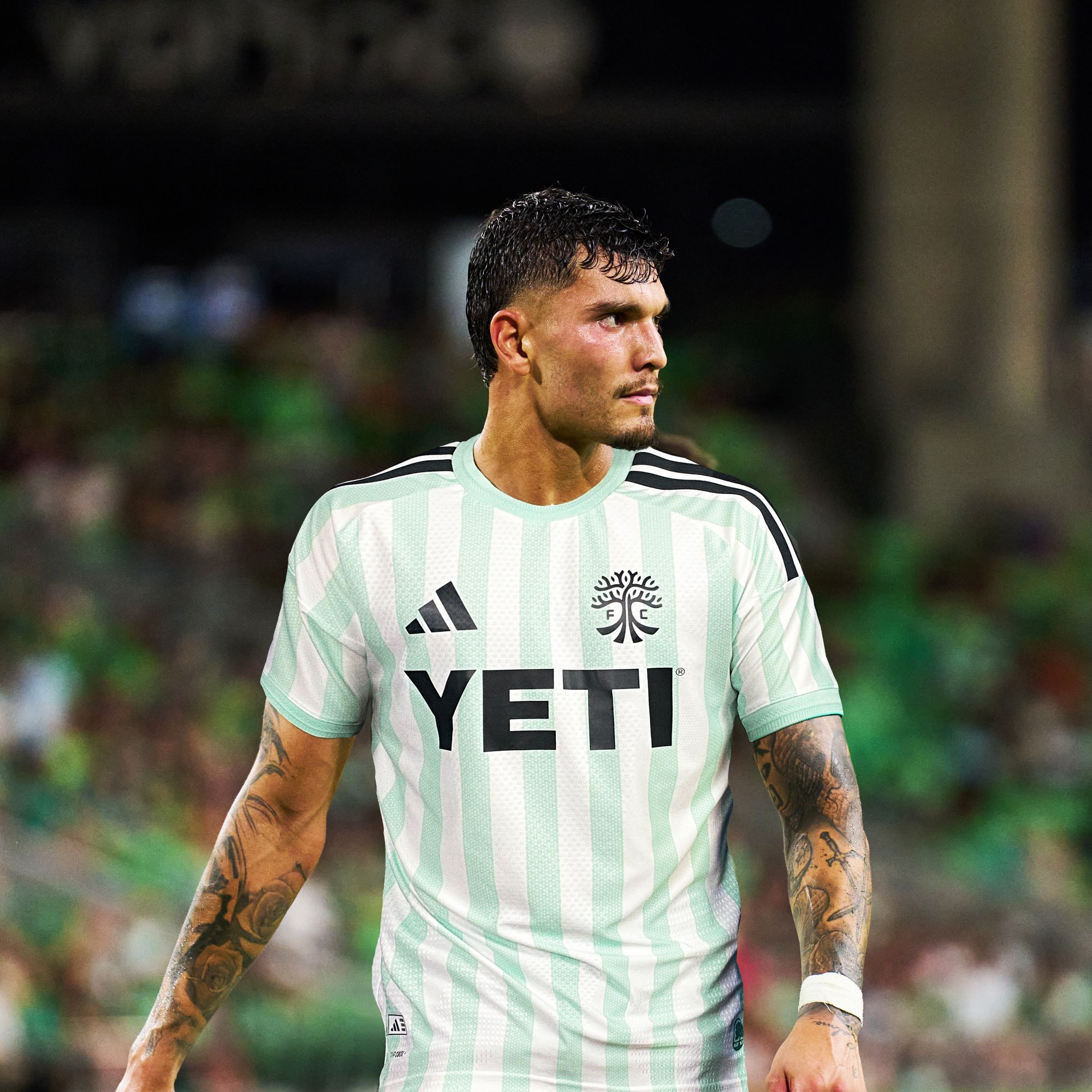 adidas Adult Austin FC Brandon Vazquez #9 2026 Secondary Authentic 'The Rooted Kit' Jersey product image