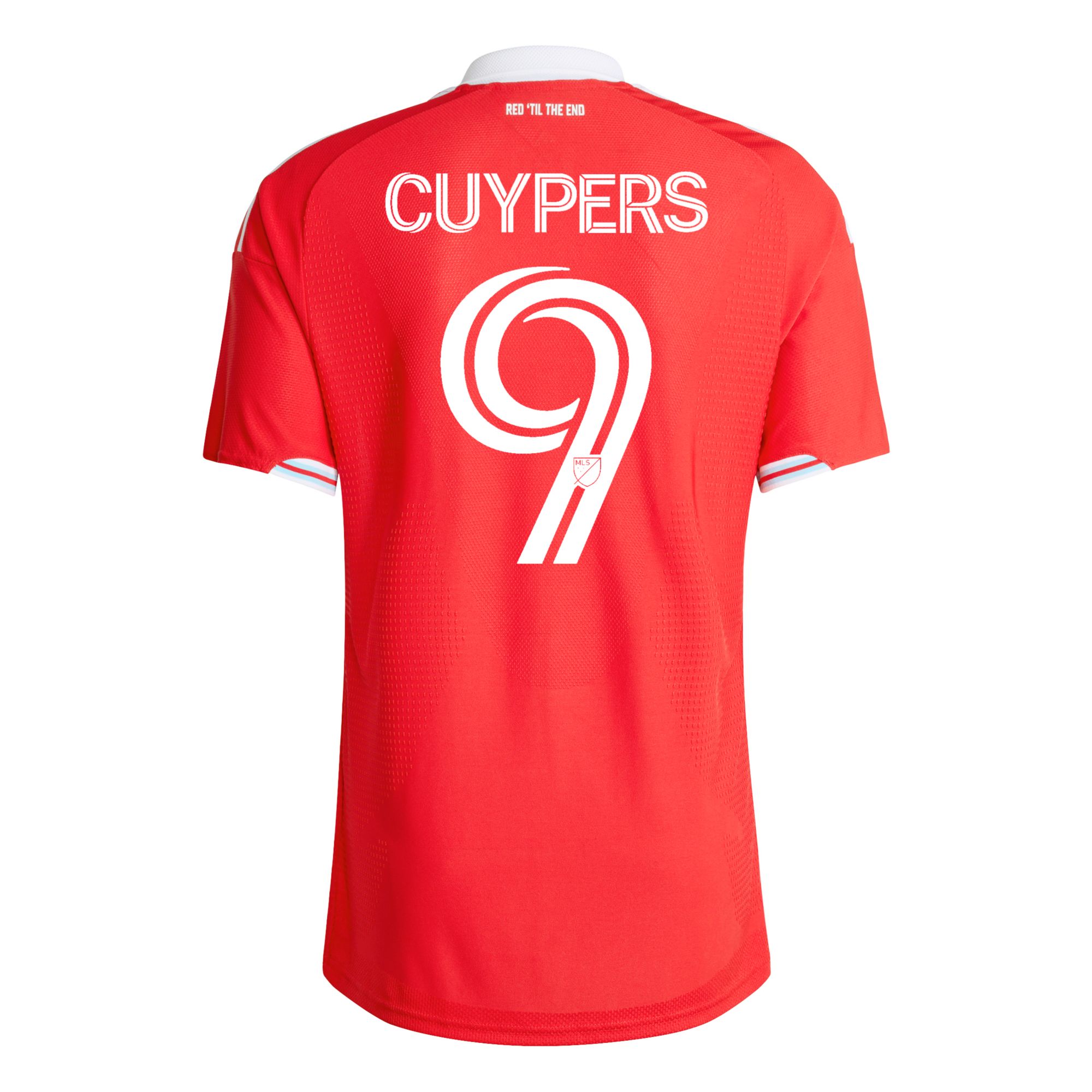 adidas Adult Chicago Fire Hugo Cuypers #9 2026 Primary Authentic 'Forever Red' Jersey product image