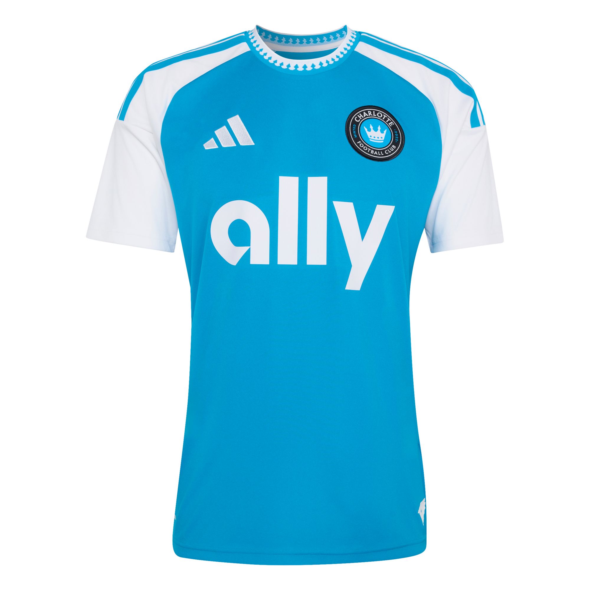 adidas Adult Charlotte FC Wilfried Zaha #10 2026 Primary Replica 'Carolina Kit: Crowns Up' Jersey product image