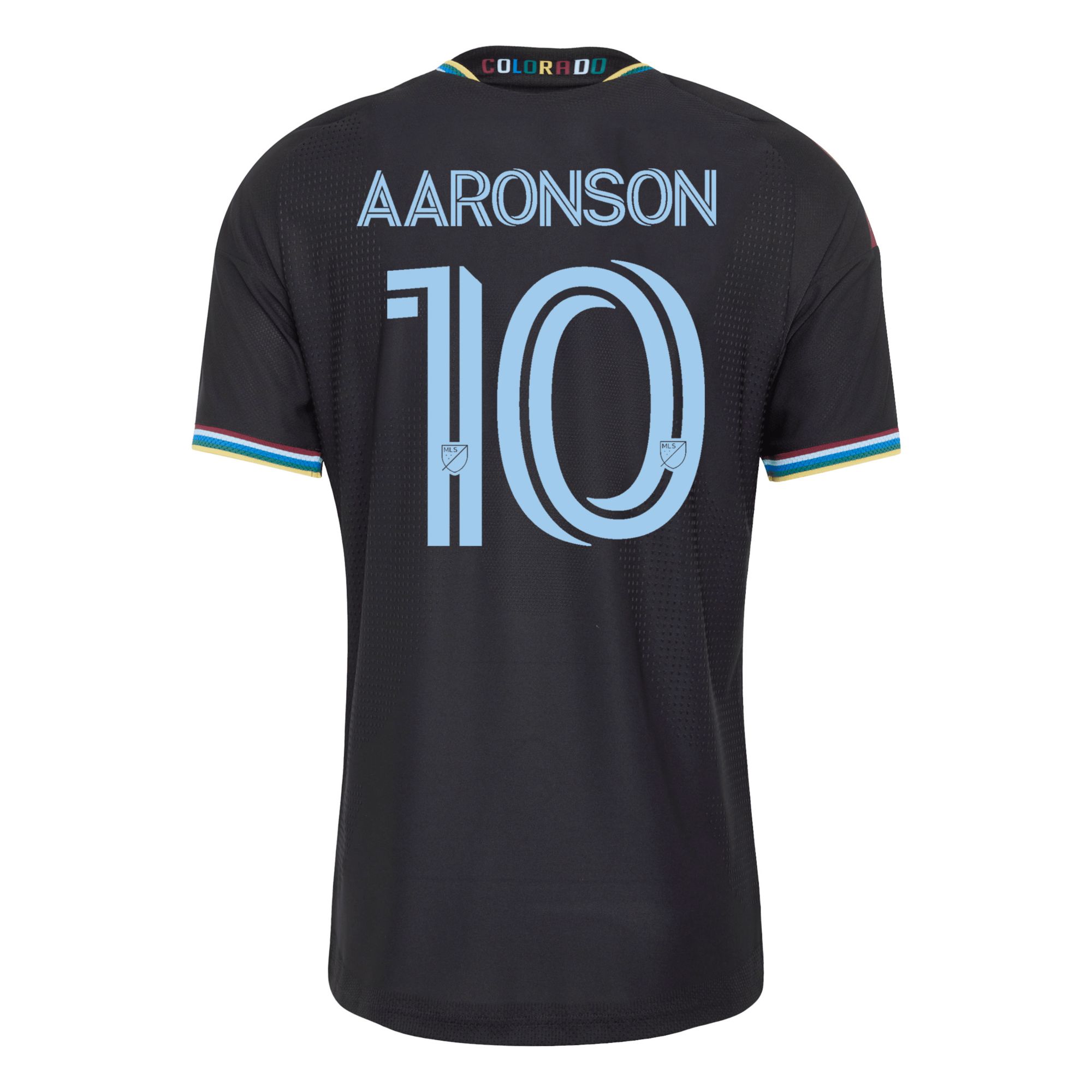 adidas Adult Colorado Rapids Paxten Aaronson #10 2026 Primary Authentic 'Colorful Colorado' Jersey product image