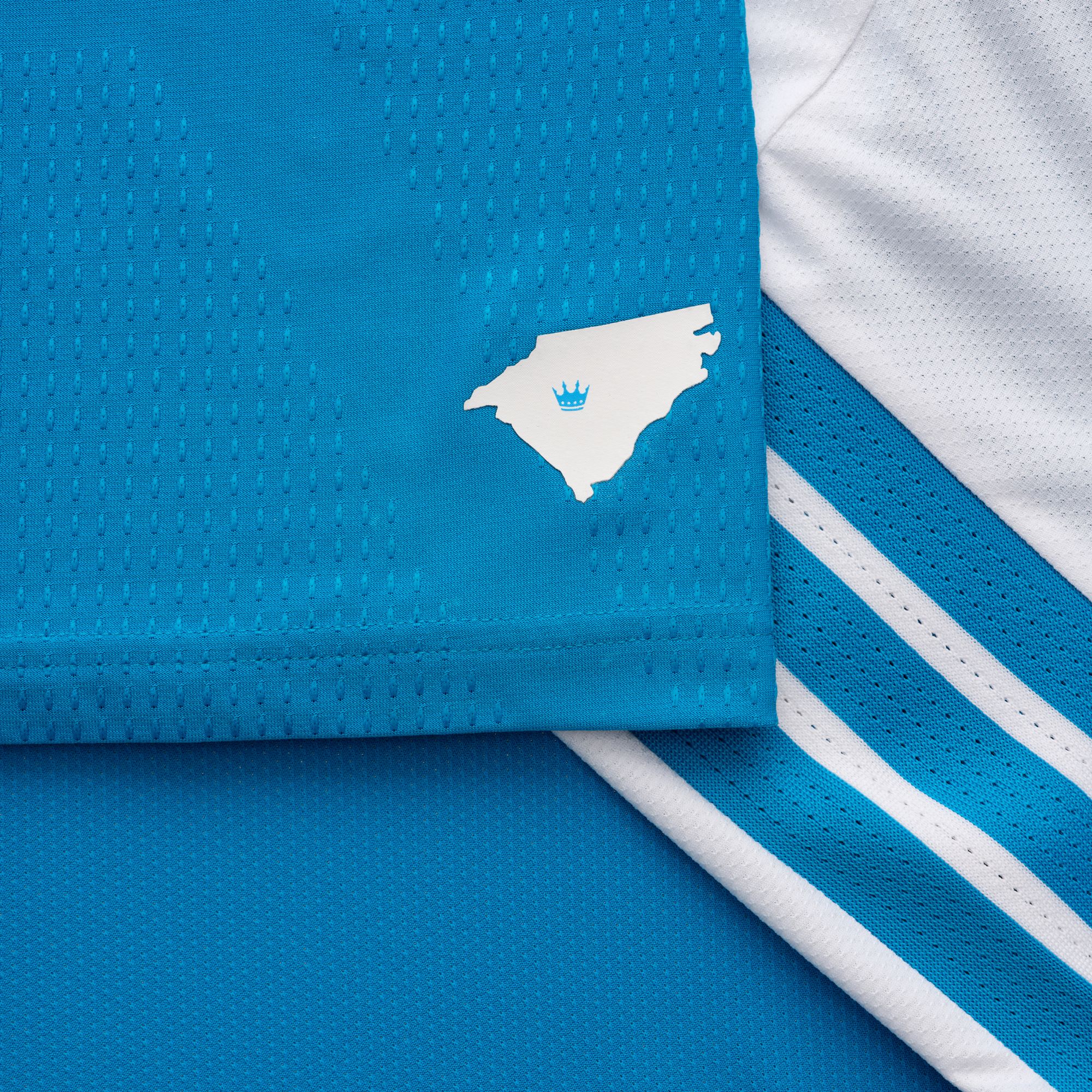 adidas Adult Charlotte FC Wilfried Zaha #10 2026 Primary Authentic 'Carolina Kit: Crowns Up' Jersey product image