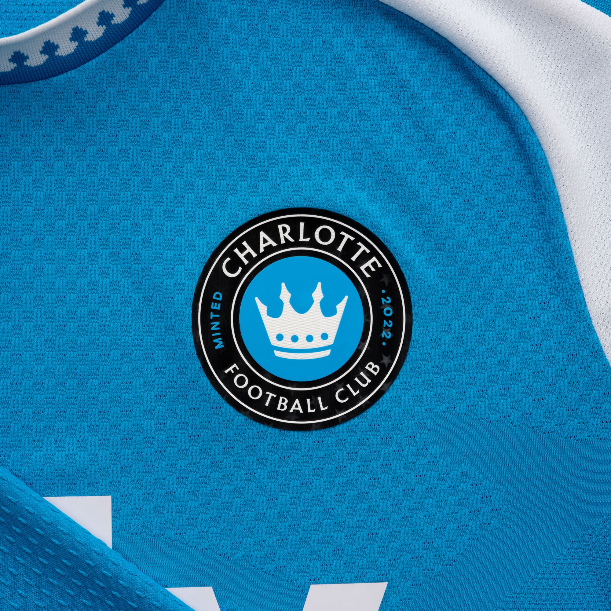 adidas Adult Charlotte FC Wilfried Zaha #10 2026 Primary Authentic 'Carolina Kit: Crowns Up' Jersey product image