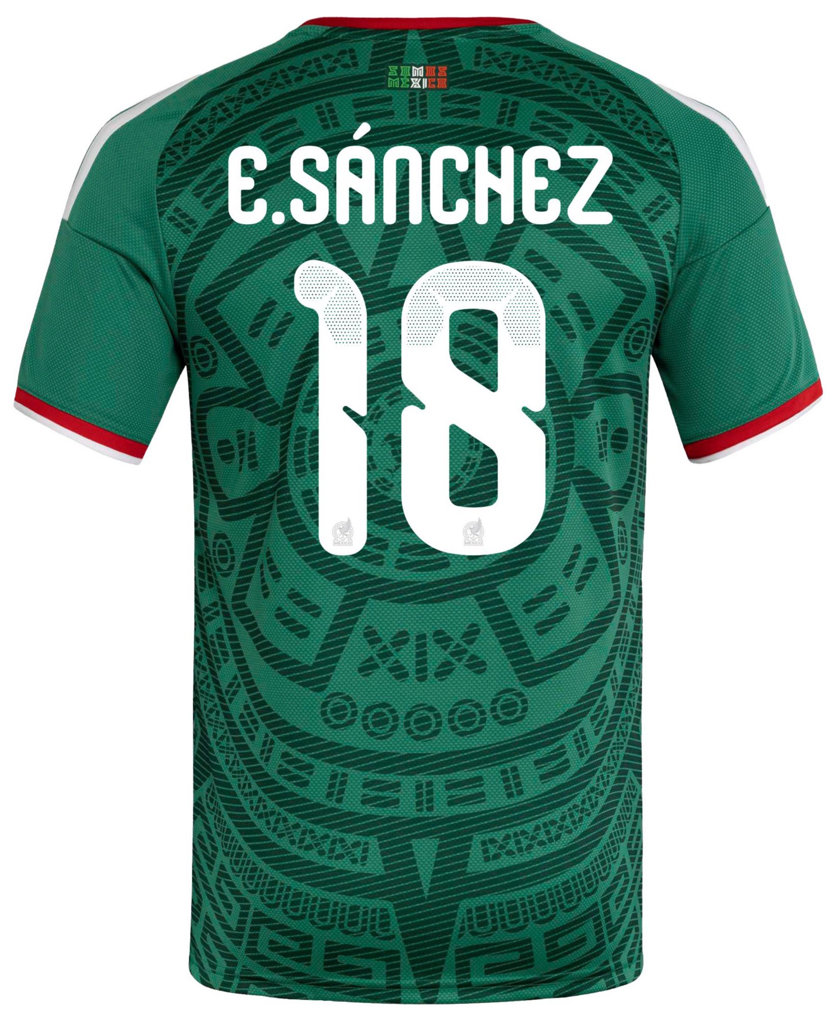 adidas Adult Mexico Erik Sanchez #18 2026 Home Replica Jersey product image