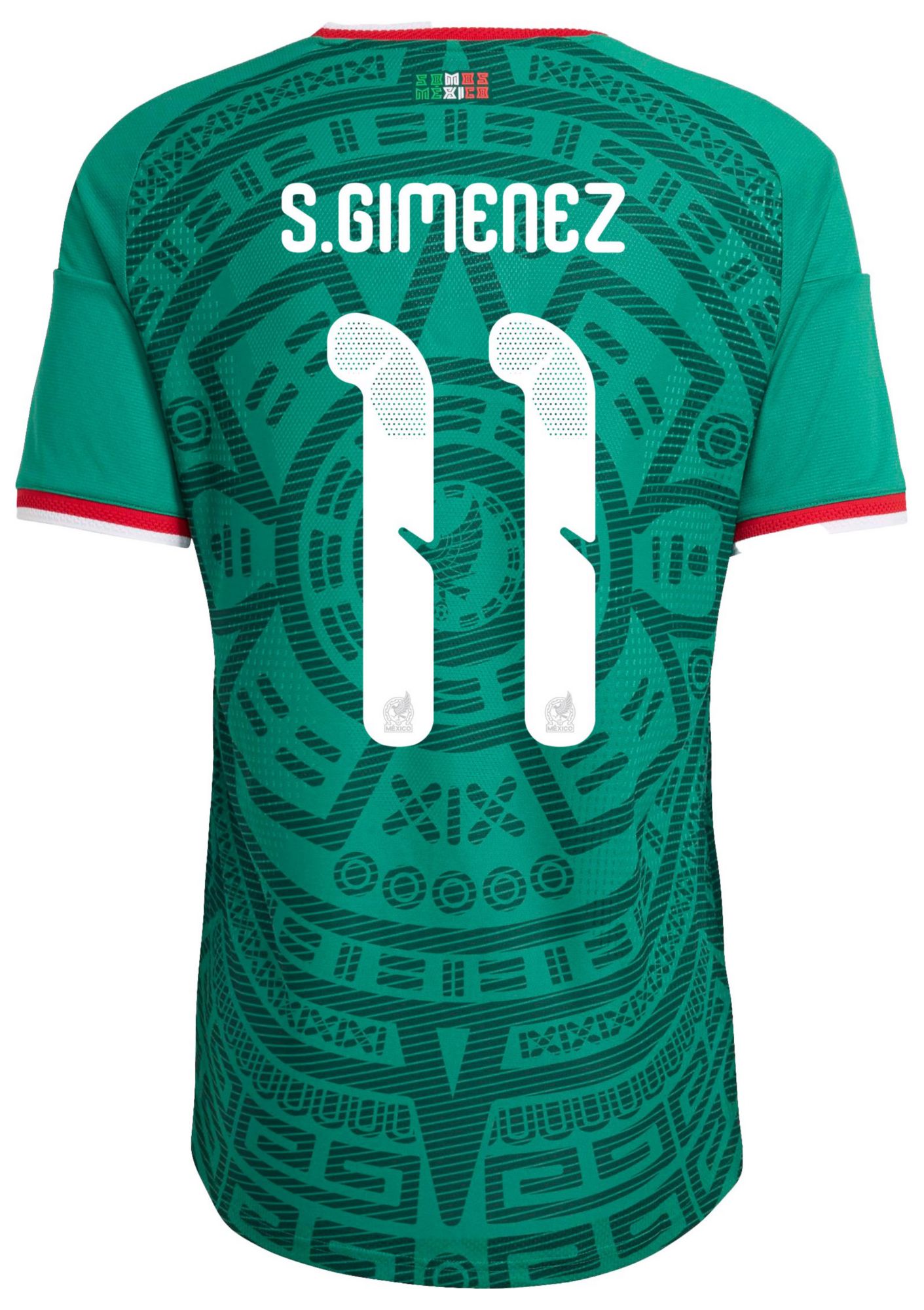 adidas Adult Mexico Santiago Gimenez #11 2026 Home Authentic Jersey product image
