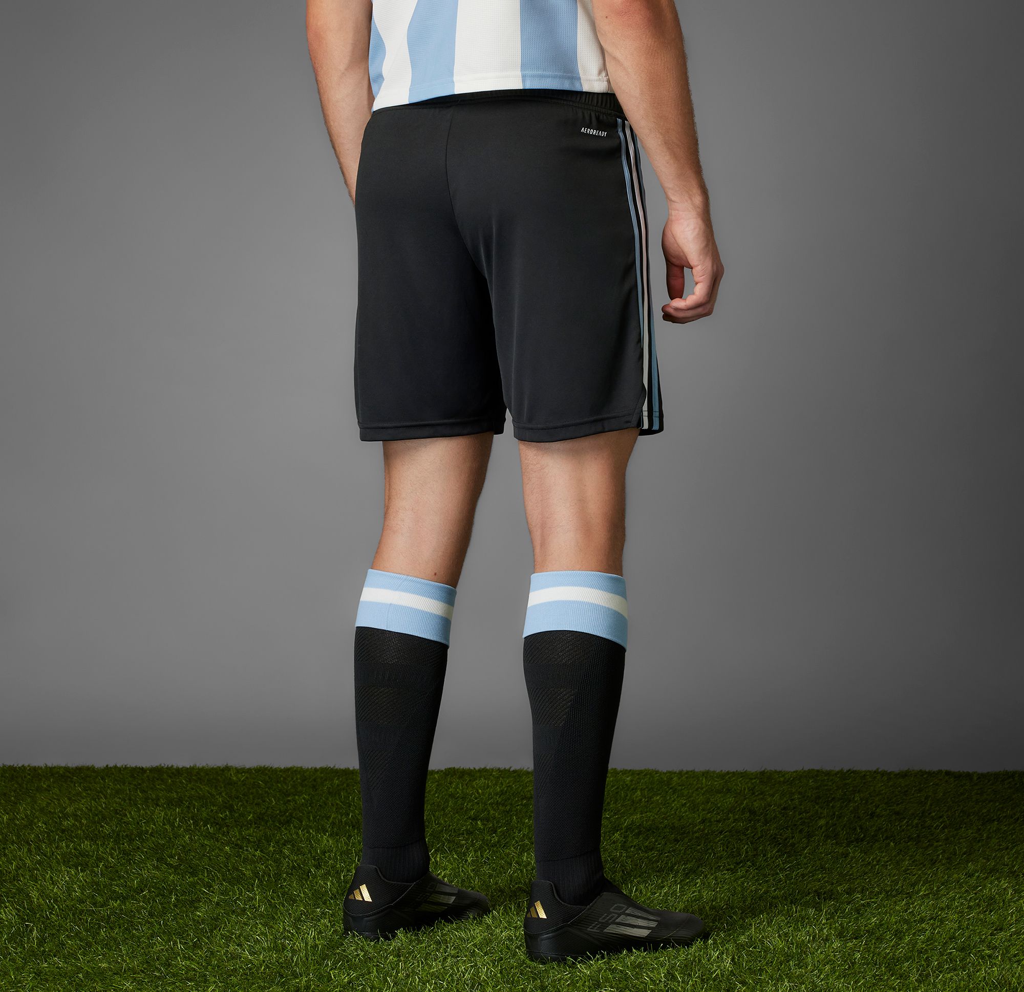 adidas Men's Argentina 2024 Black 50th Anniversary Shorts product image