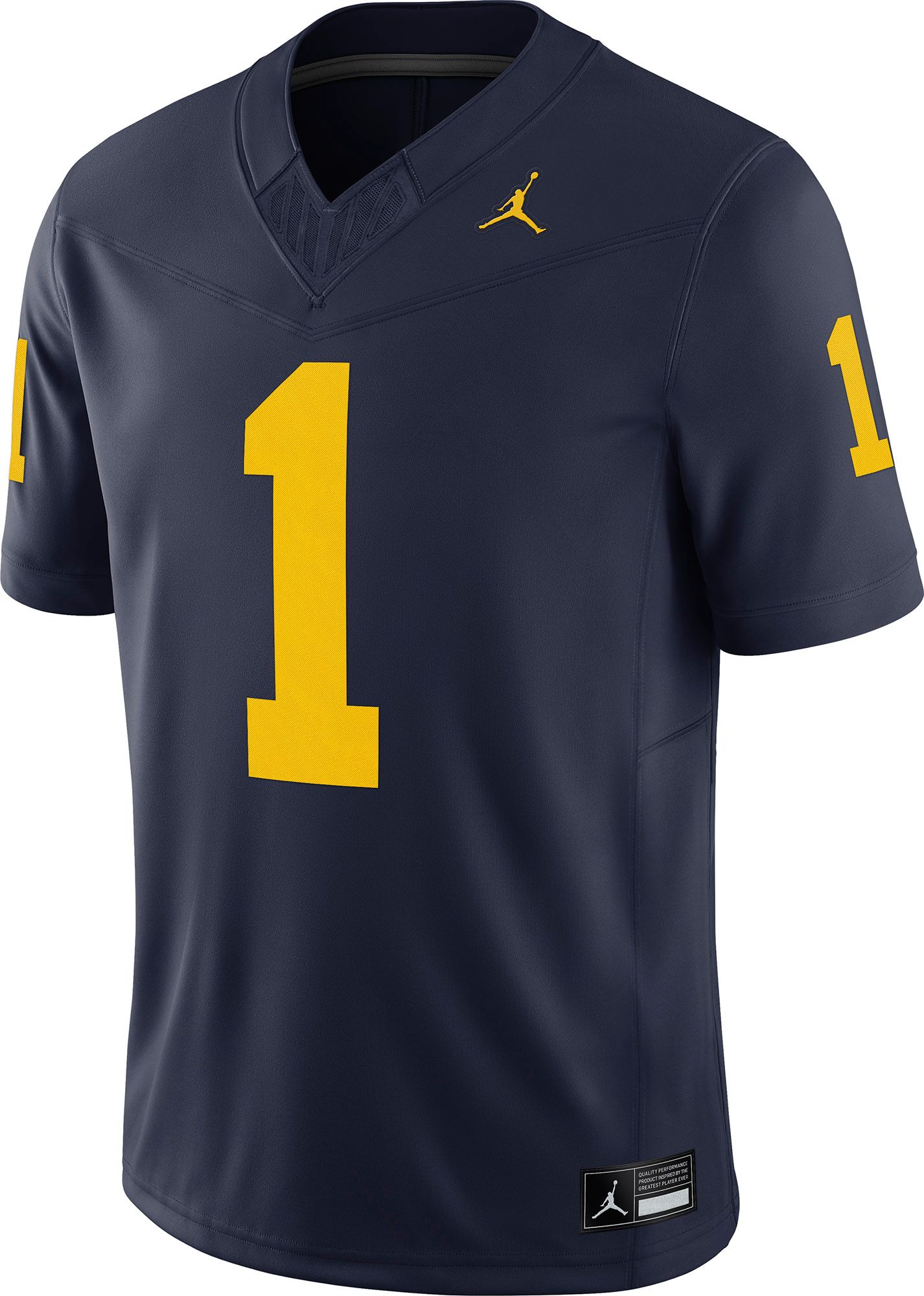 Jordan Men's Michigan Wolverines Navy Home Limited Jersey product image