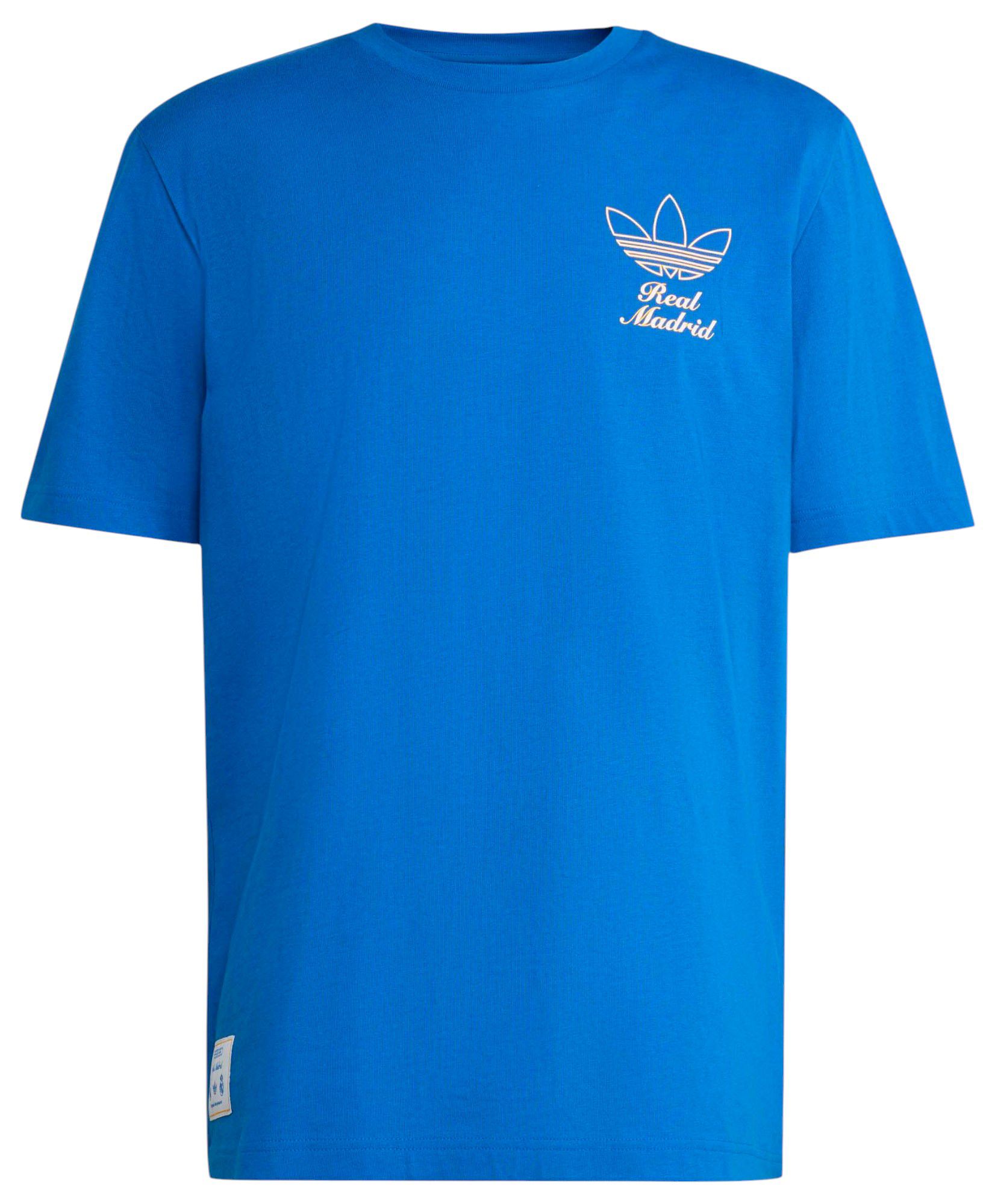 adidas Adult Real Madrid 2025-26 Blue Vintage Third Short Sleeve T-Shirt product image