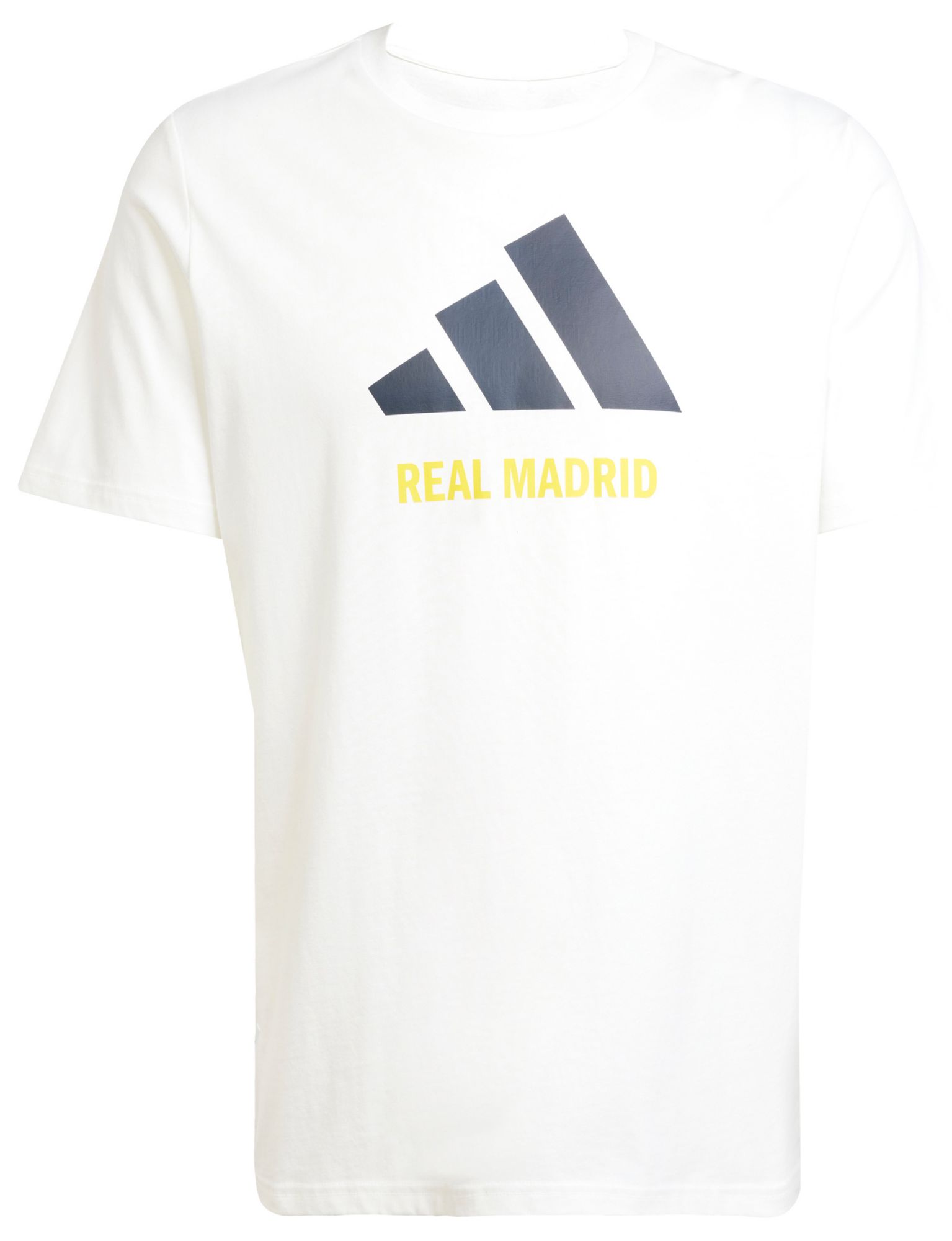 adidas Adult Real Madrid 2025 White Logo T-Shirt product image