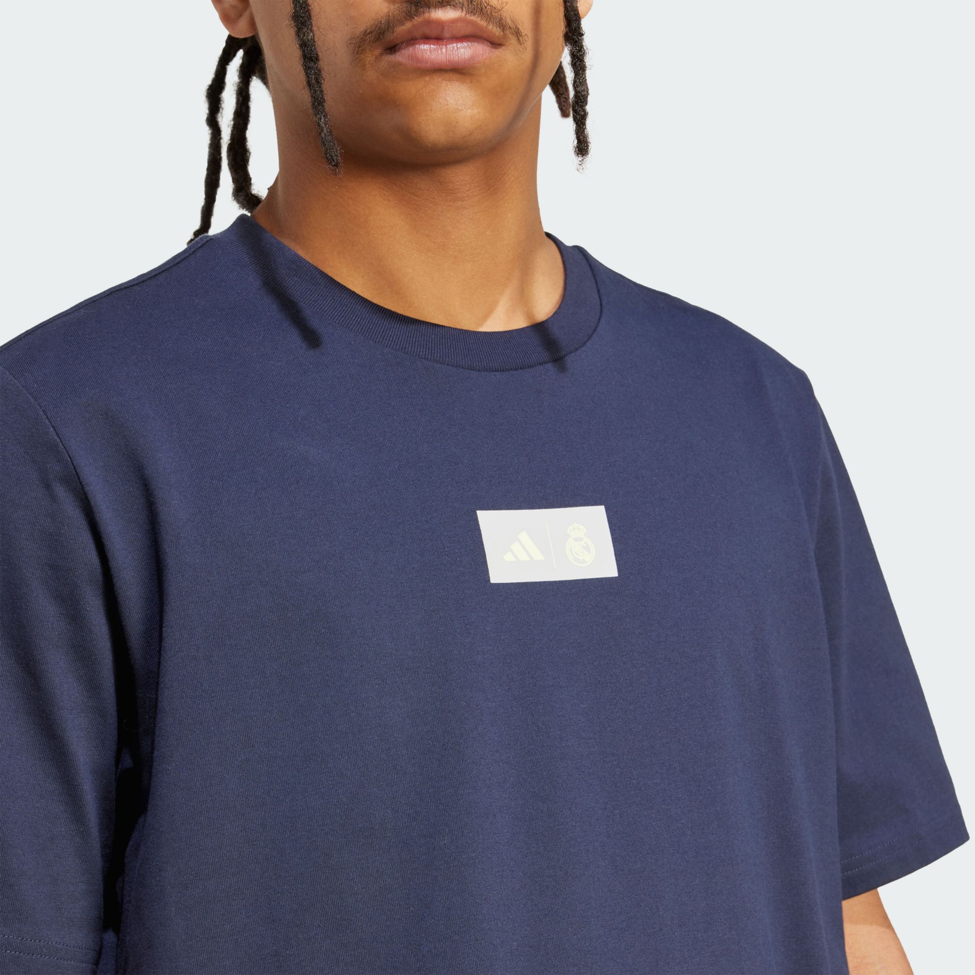 adidas Adult Real Madrid 2025 Navy Jersey Hook T-Shirt product image