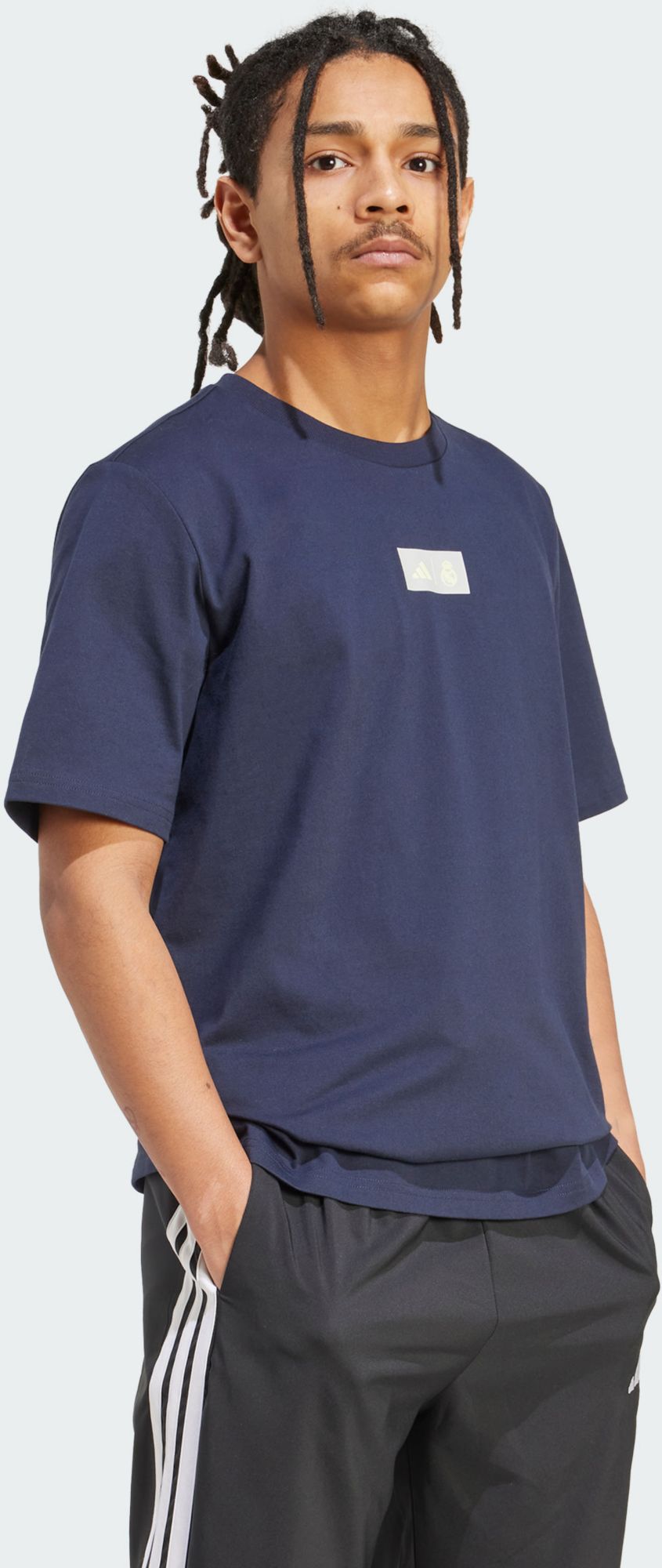 adidas Adult Real Madrid 2025 Navy Jersey Hook T-Shirt product image