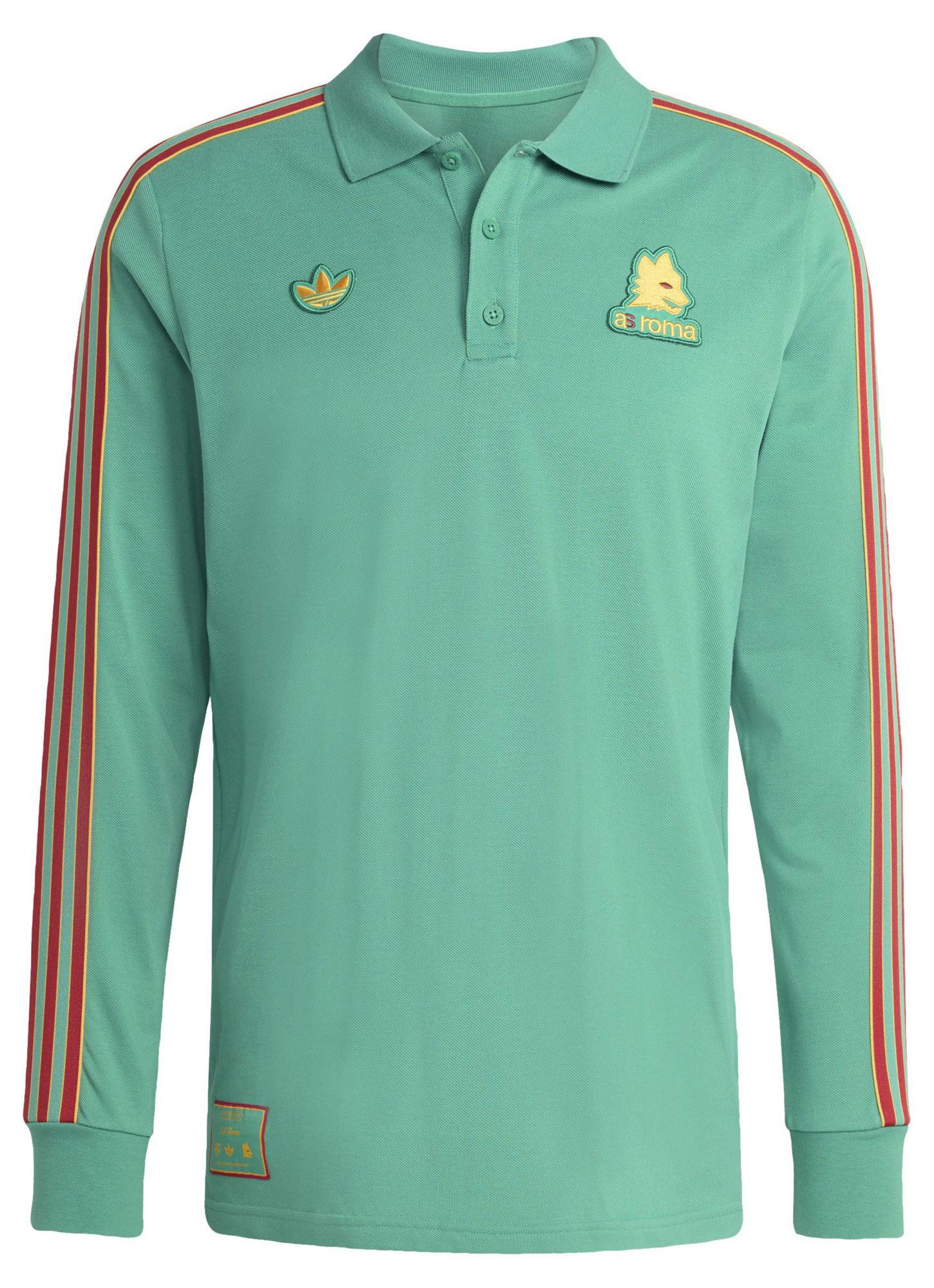 adidas Adult AS Roma 2025-26 Vintage Green Polo product image