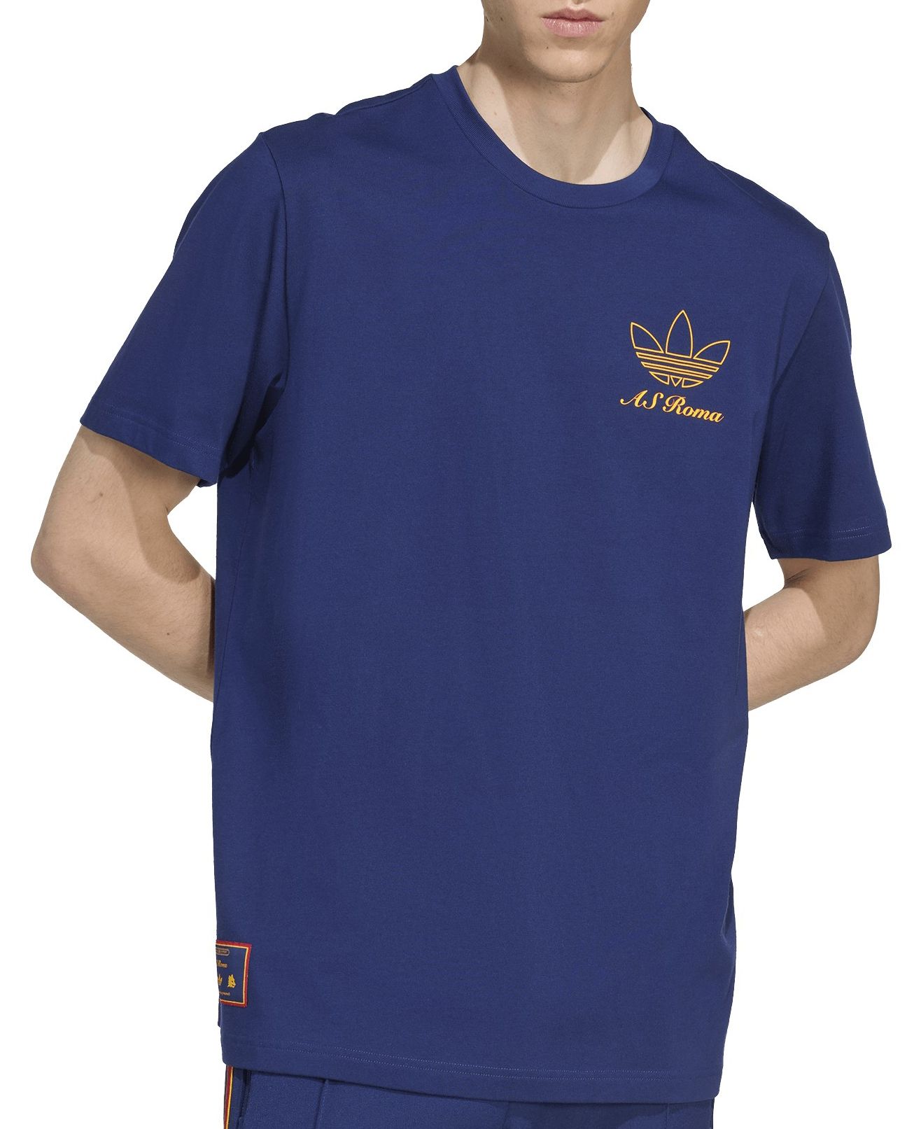 adidas Adult AS Roma Blue Vintage T-Shirt product image